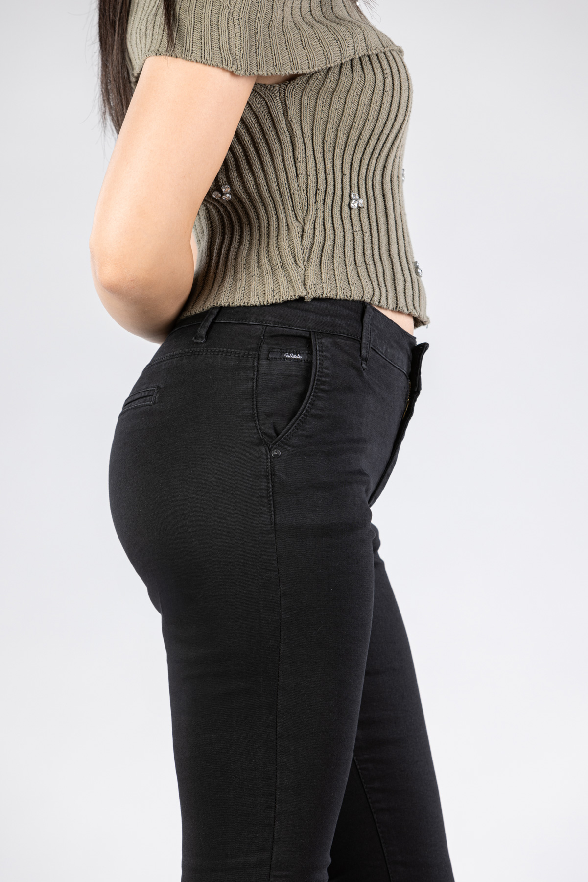Ženska keper pantalona Art.3255 Crna