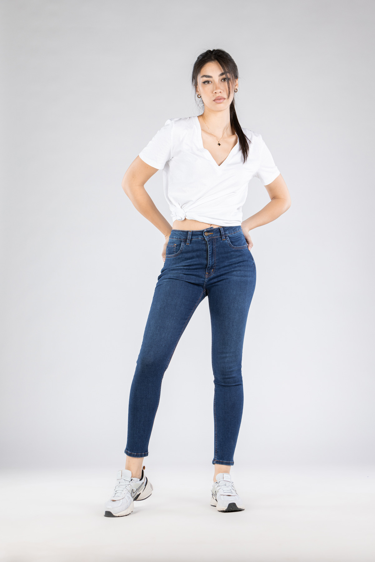 Ženska teksas pantalona Art.3258 Tamno plava
