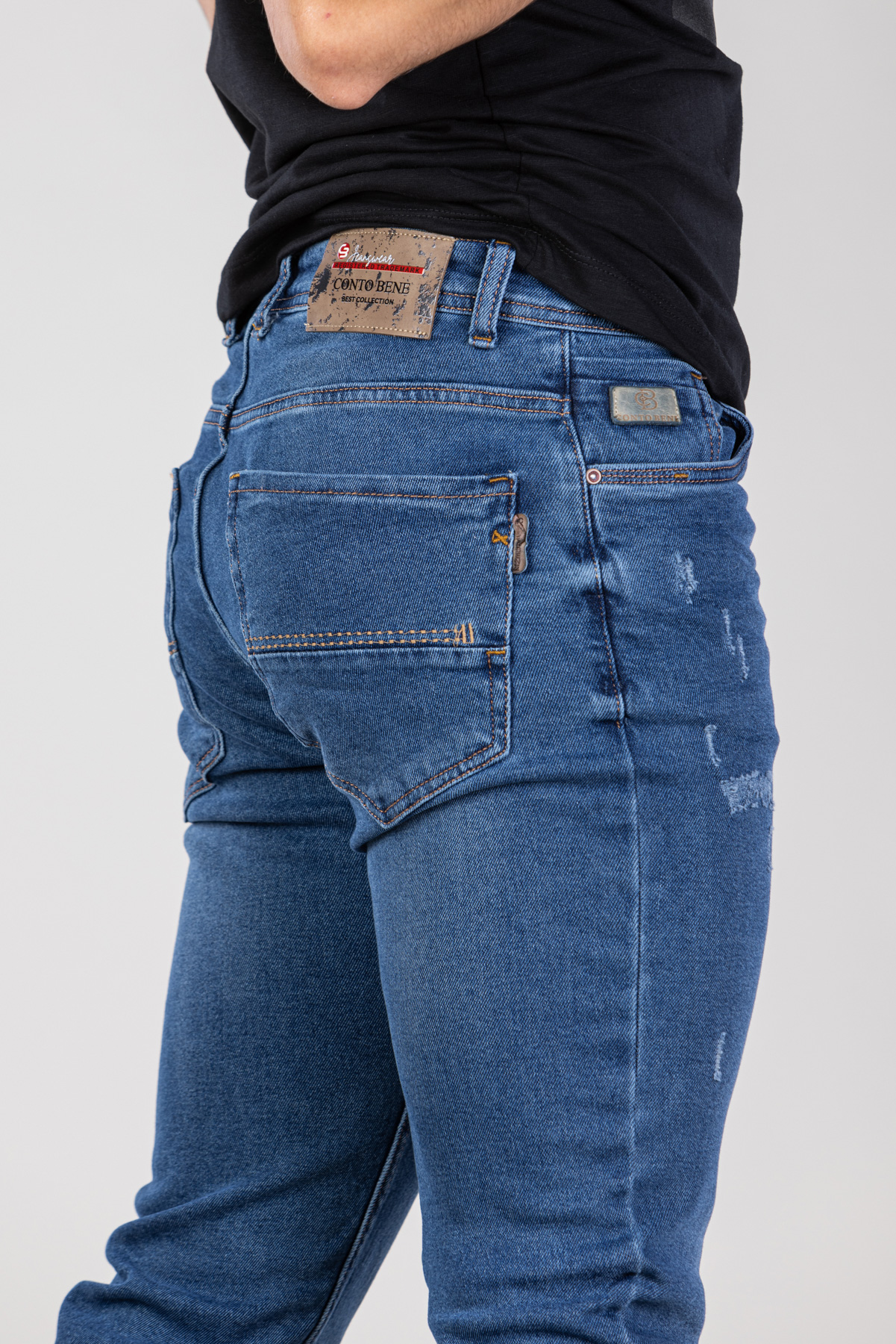 Muška teksas pantalona Art.2385 Tamno plava