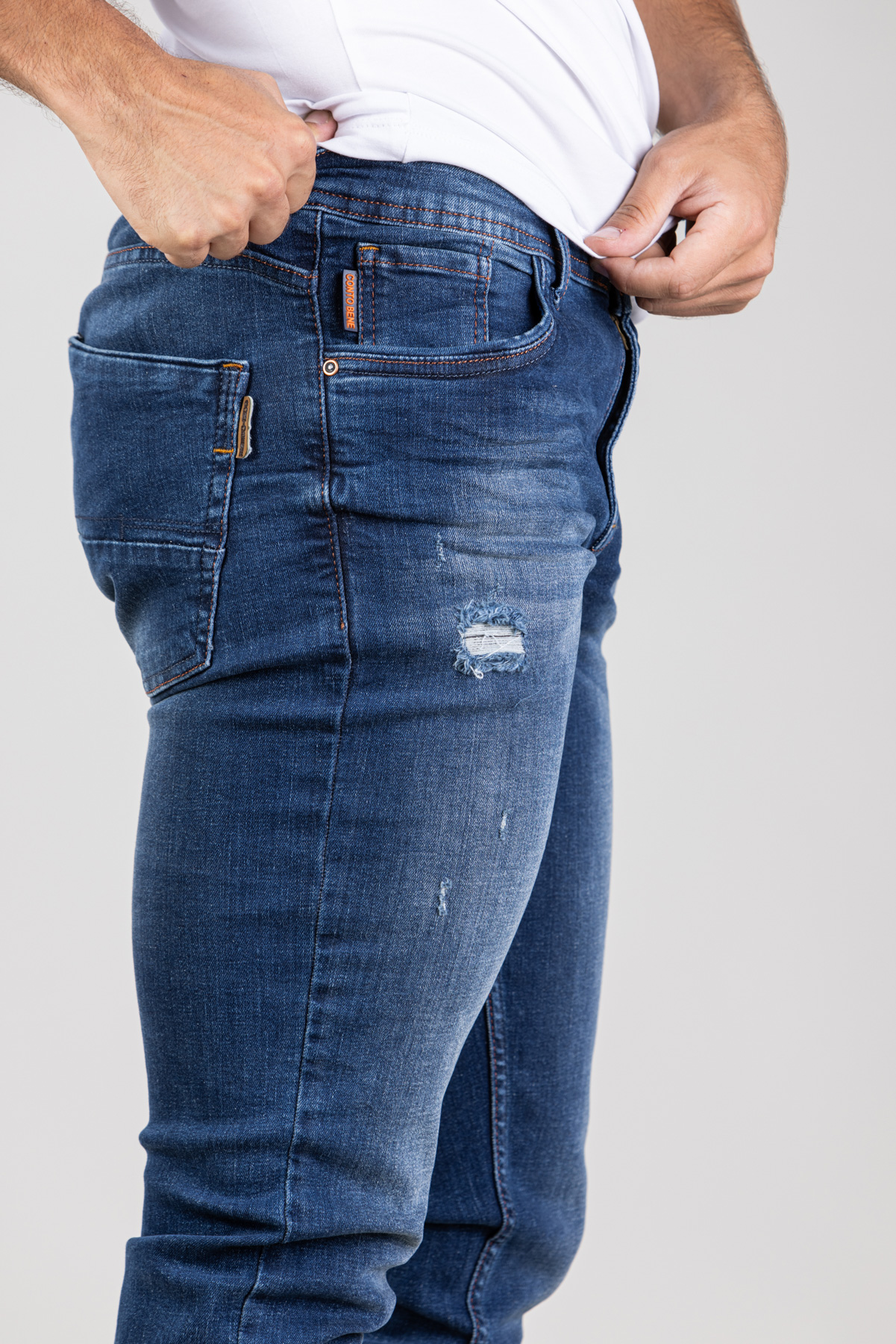 Muška teksas pantalona Art.2420 Tamno plava