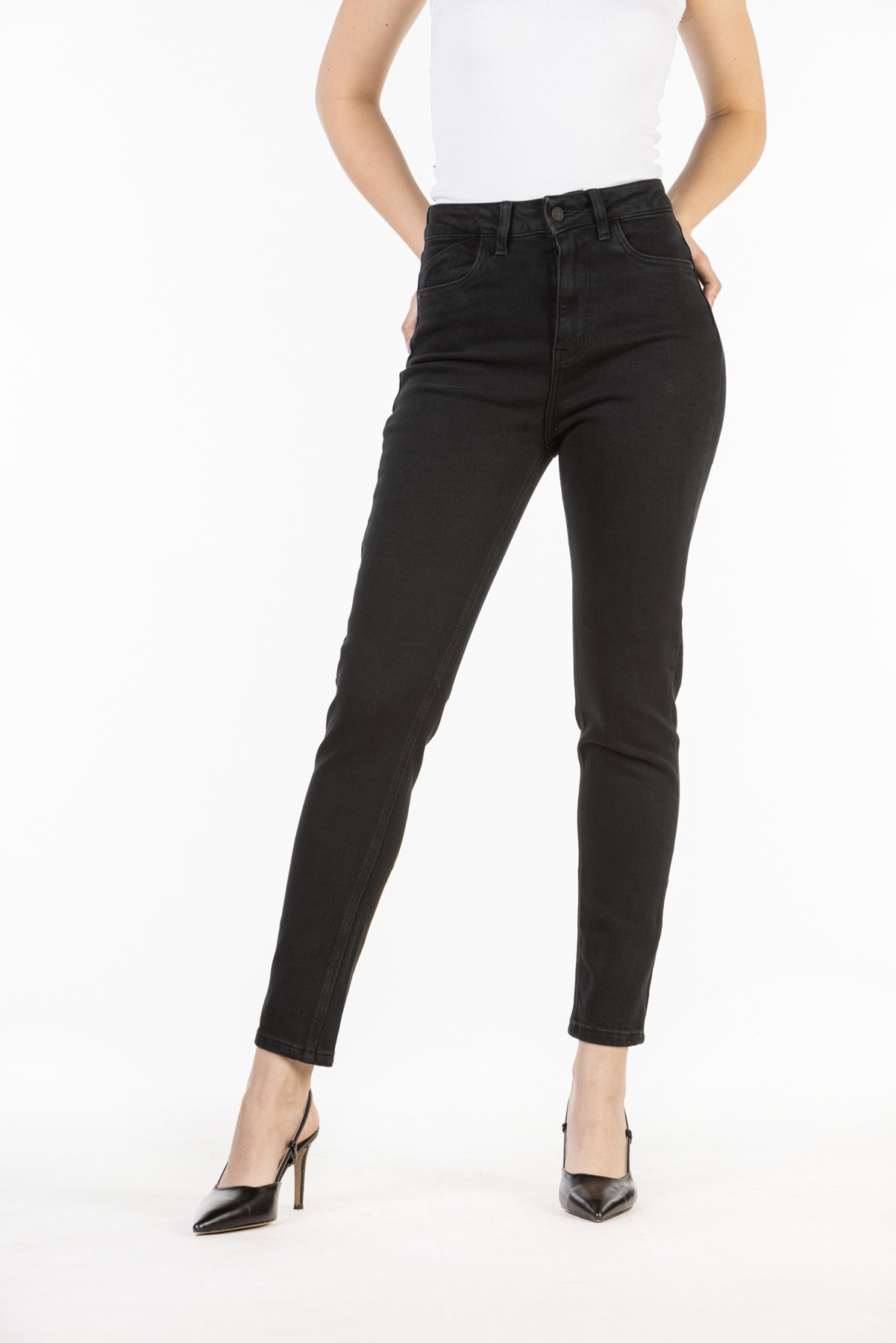 Ženska teksas pantalona Art.3274 Crna