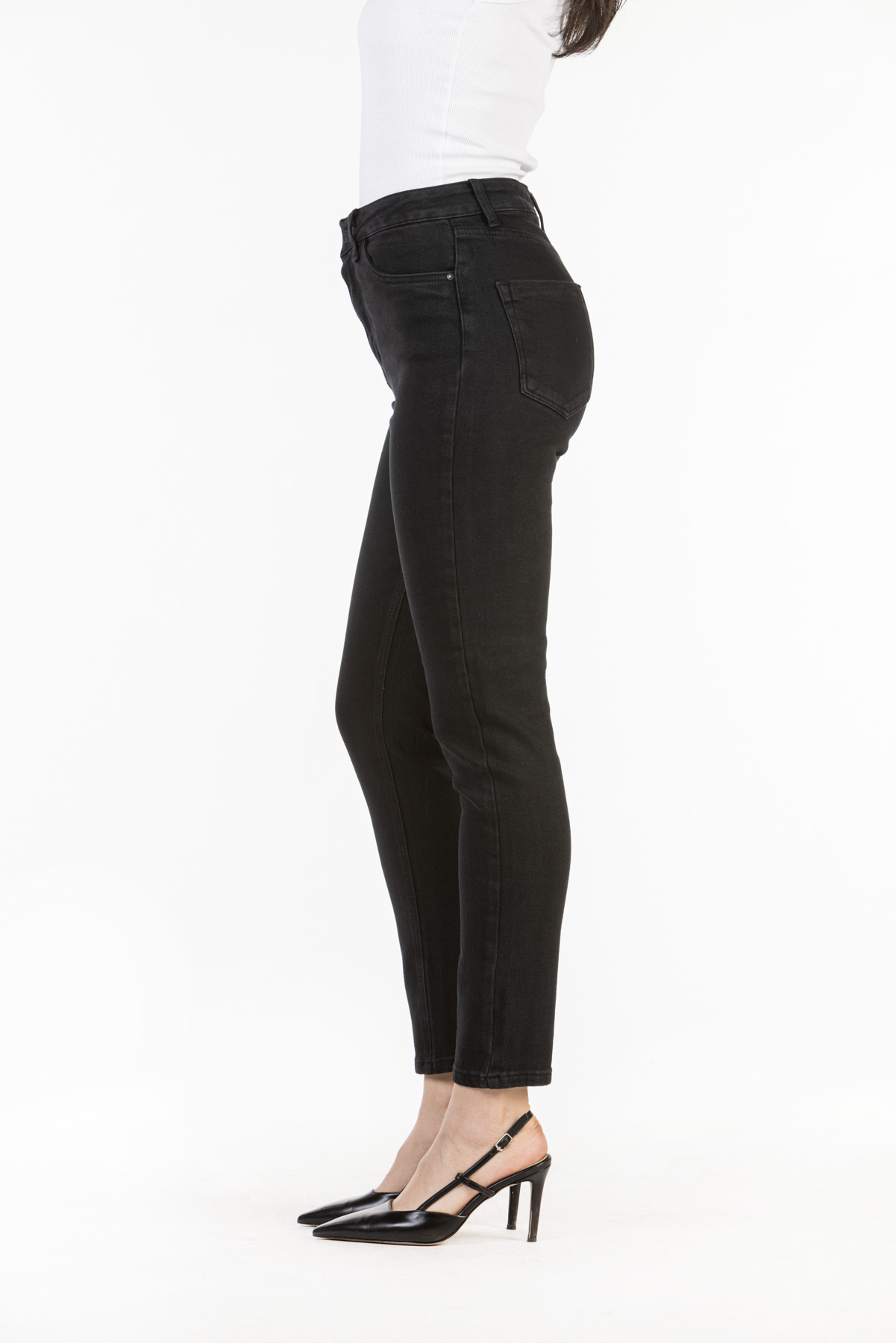 Ženska teksas pantalona Art.3274 Crna