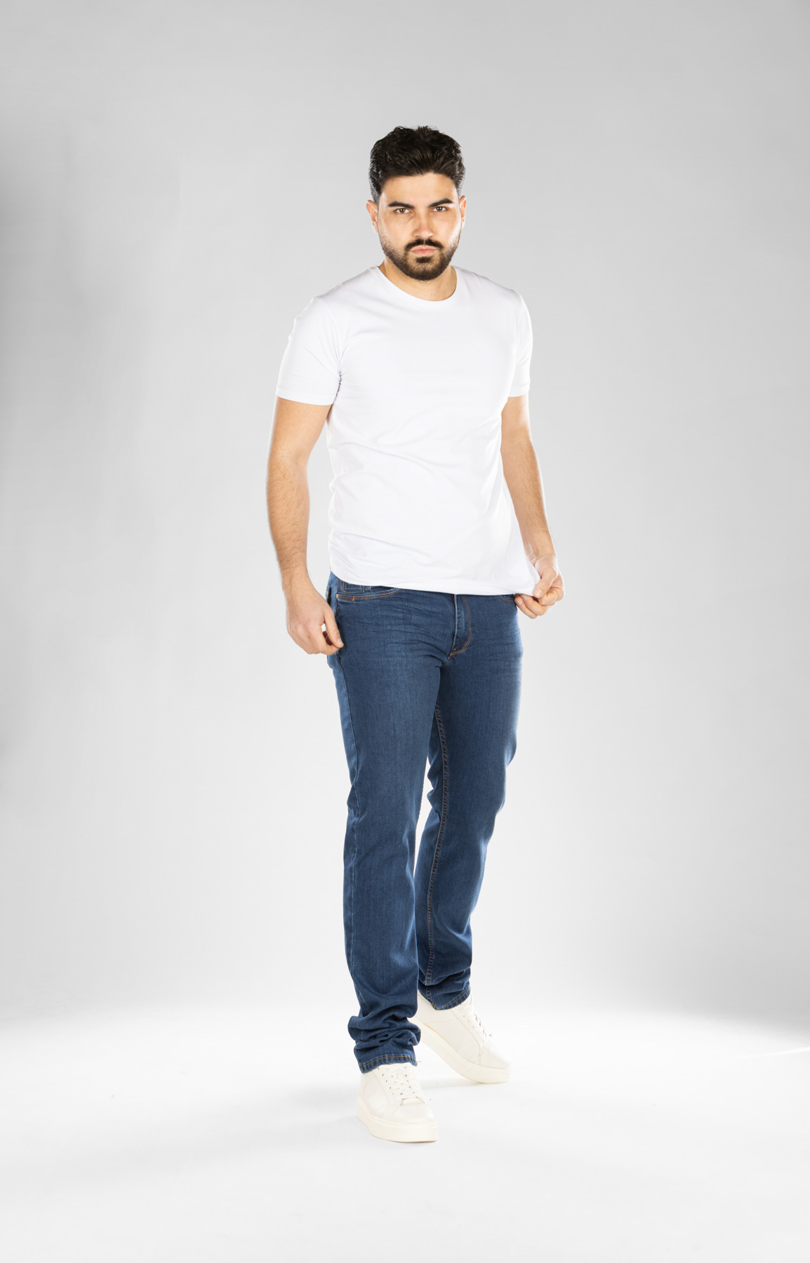 Muška teksas pantalona Art.2464 Tamno plava