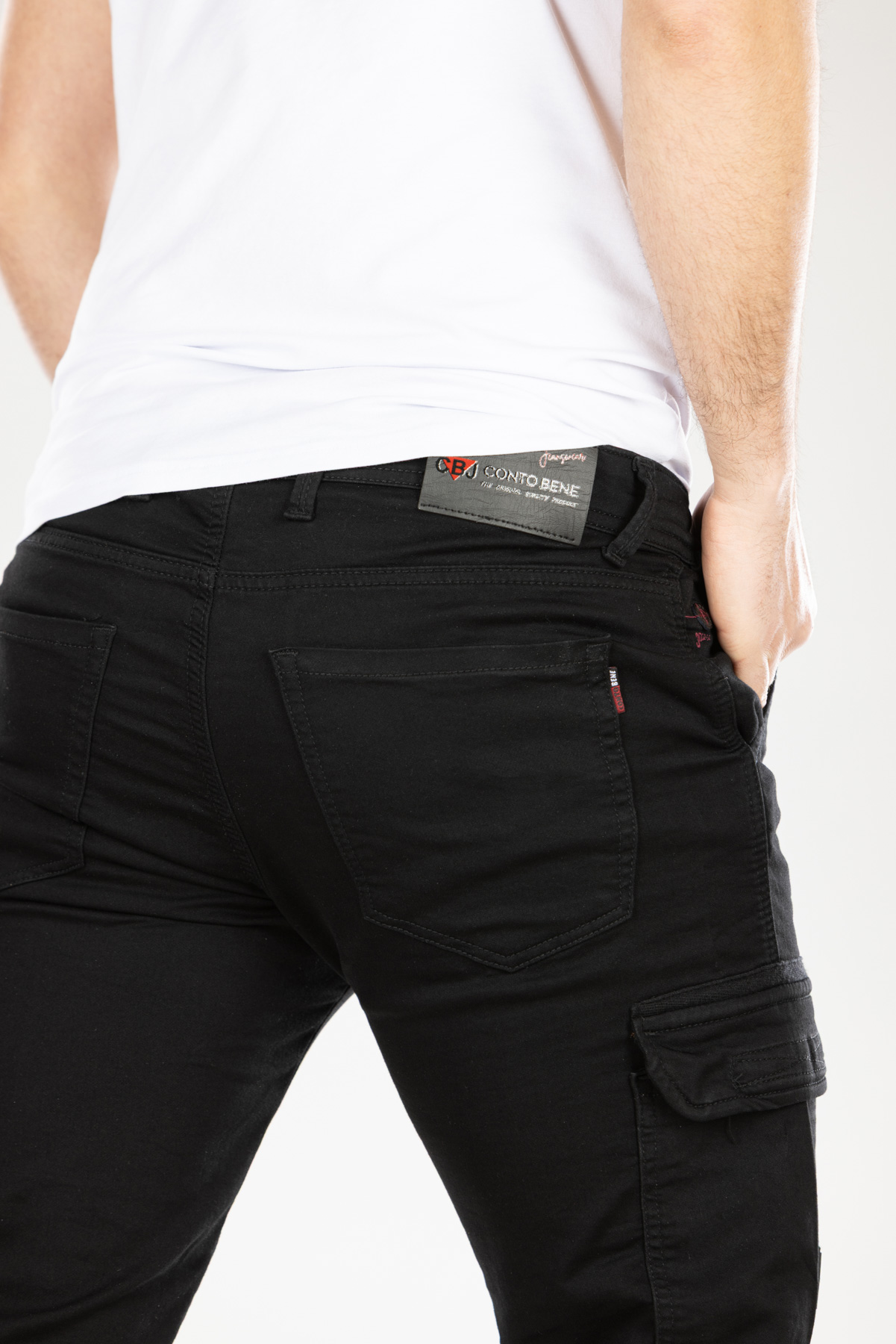 Muška keper pantalona Art.2453 Crna