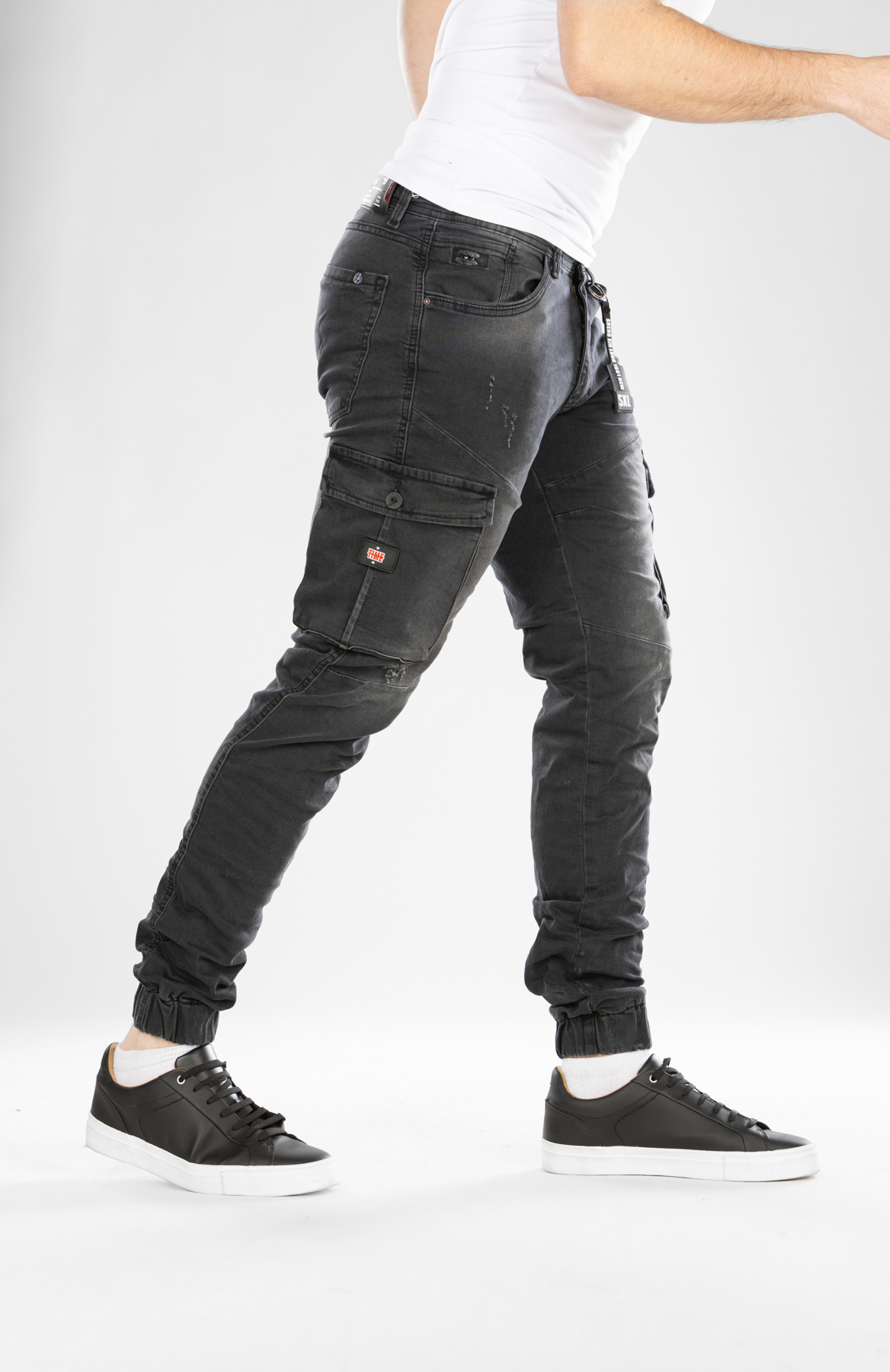 Muška teksas pantalona Art.2456 Crna