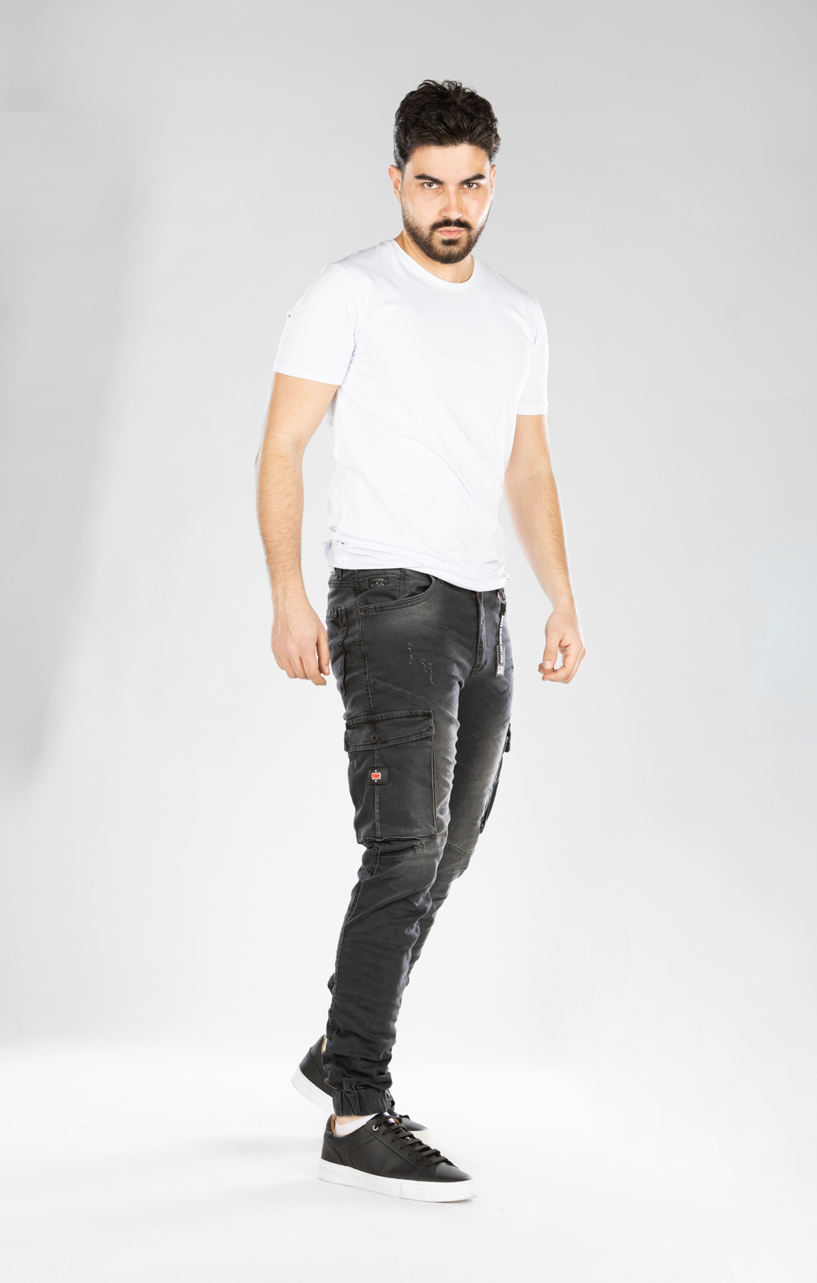 Muška teksas pantalona Art.2456 Crna