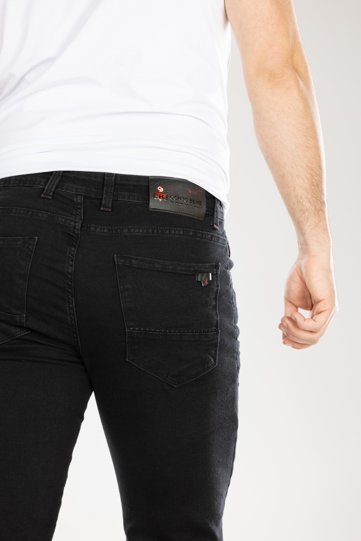 Muška teksas pantalona Art.2469 Crna