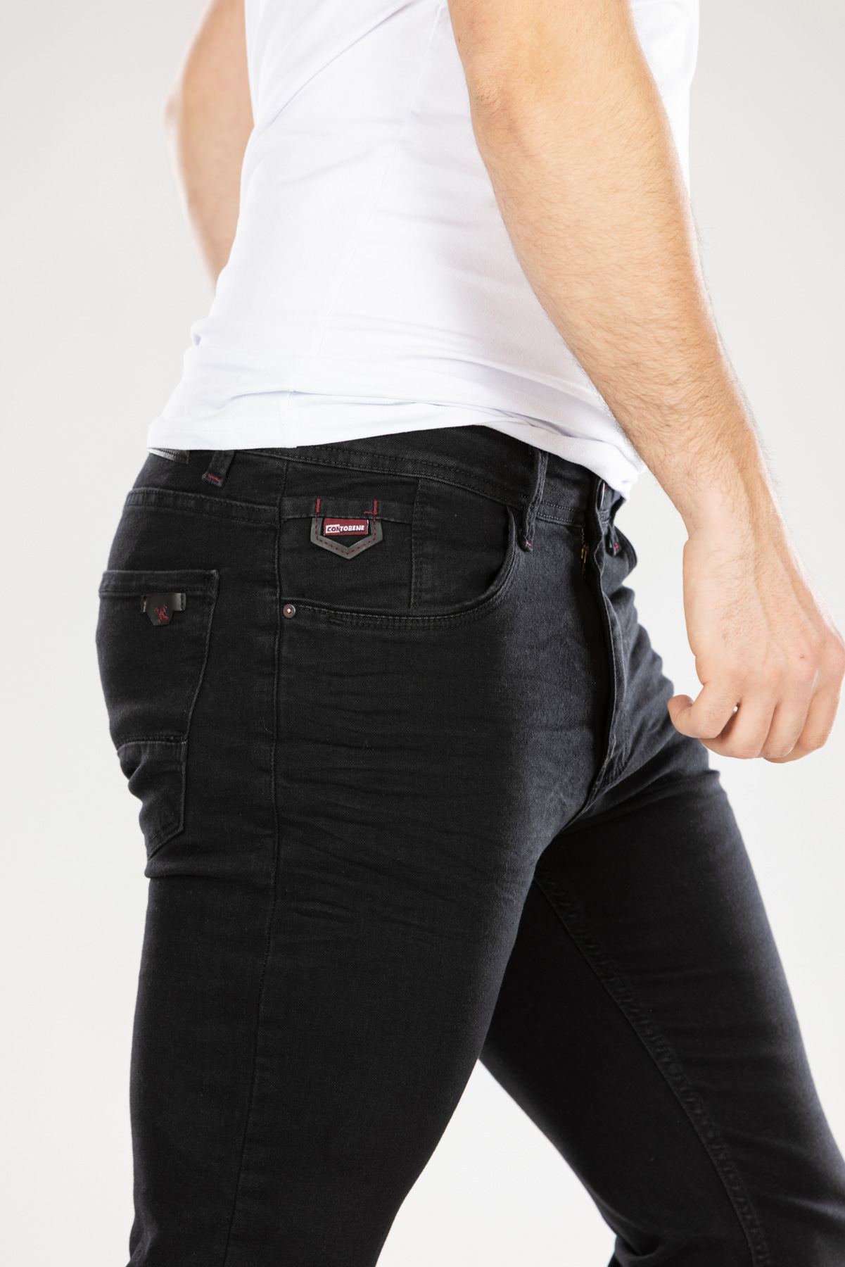 Muška teksas pantalona Art.2469 Crna
