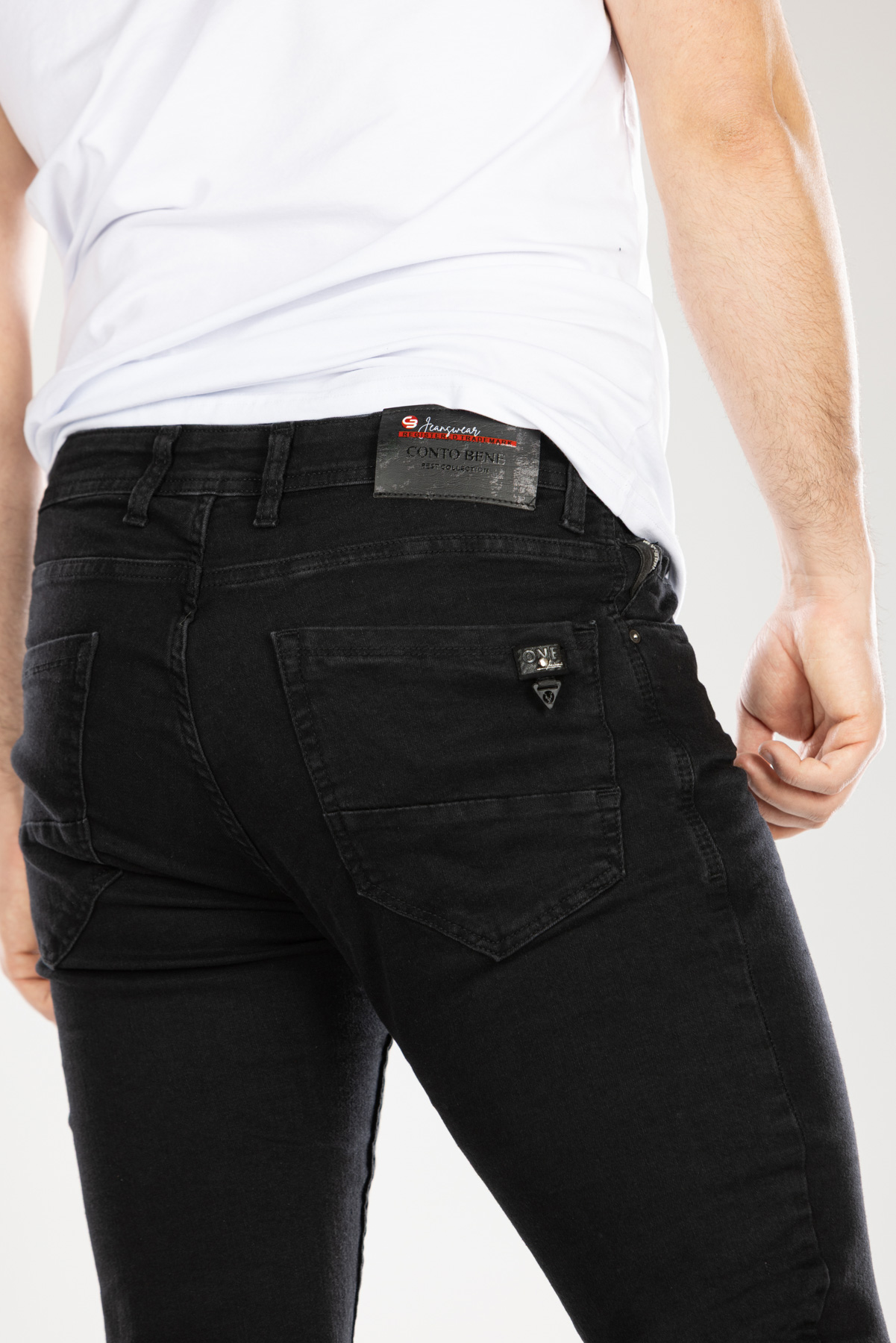 Muška teksas pantalona Art.2483 Crna