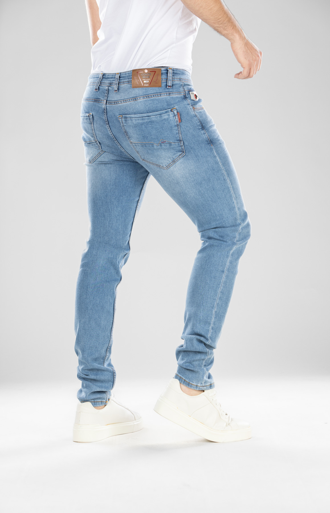 Muška teksas pantalona Art.2471 Svetlo plava