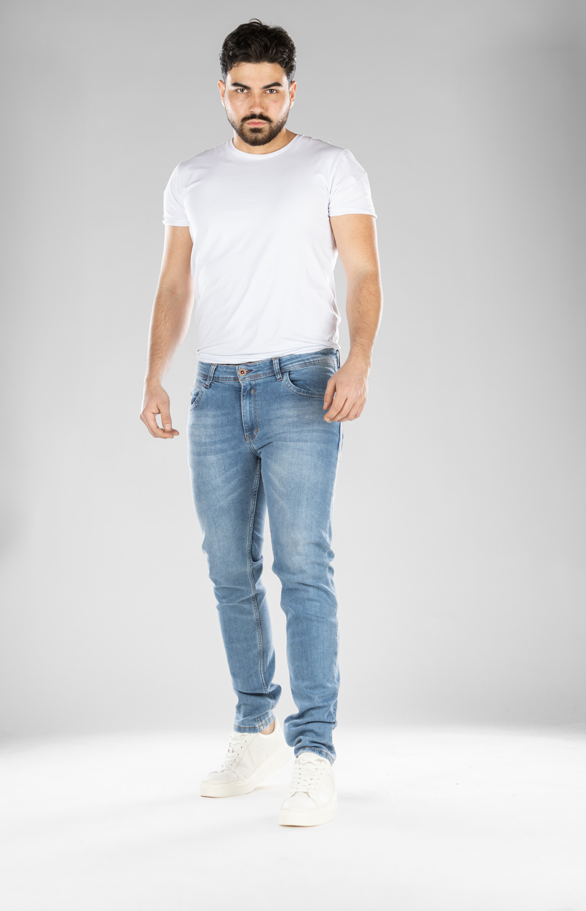 Muška teksas pantalona Art.2471 Svetlo plava