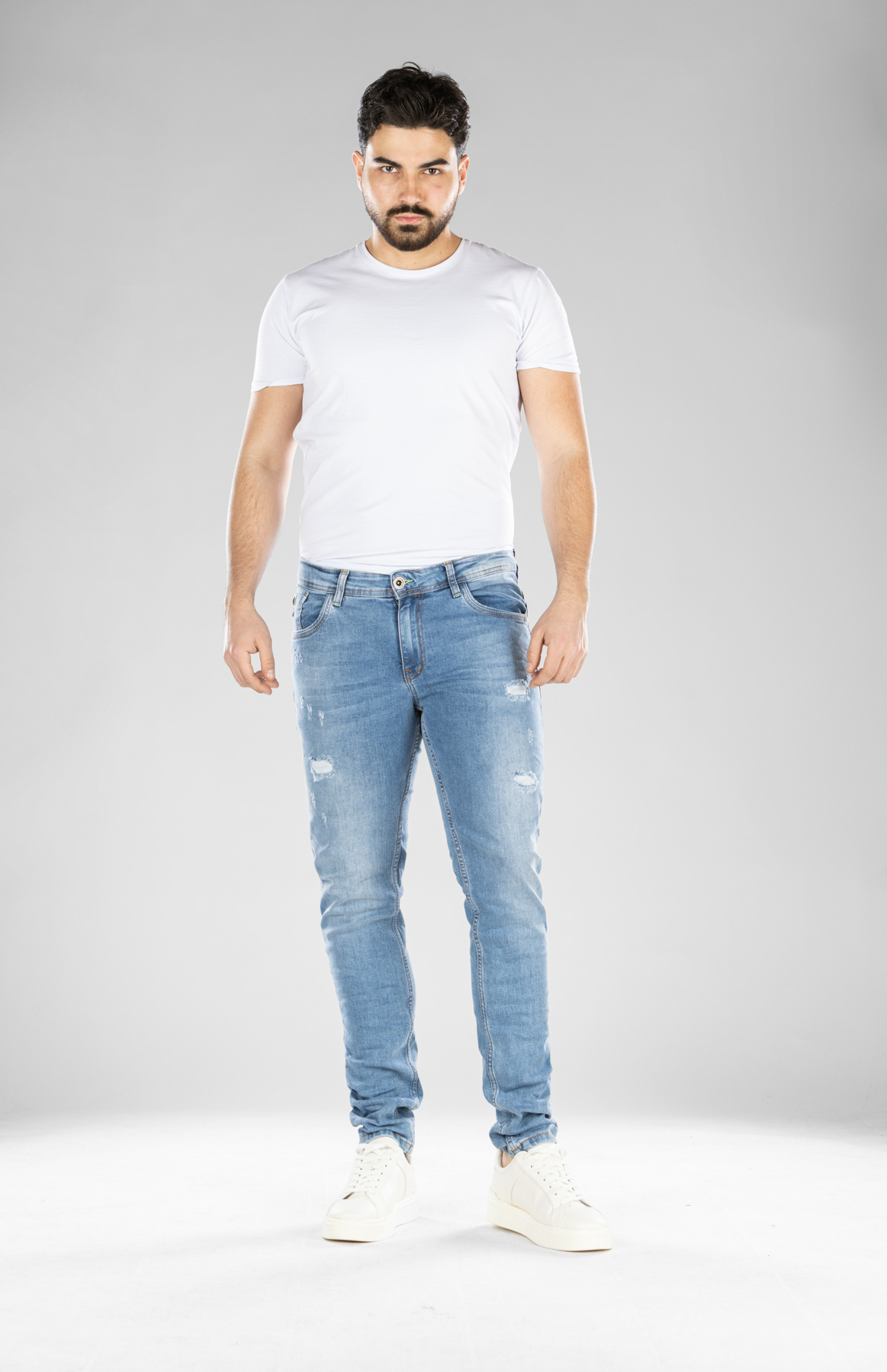 Muška teksas pantalona Art.2491 Svetlo plava