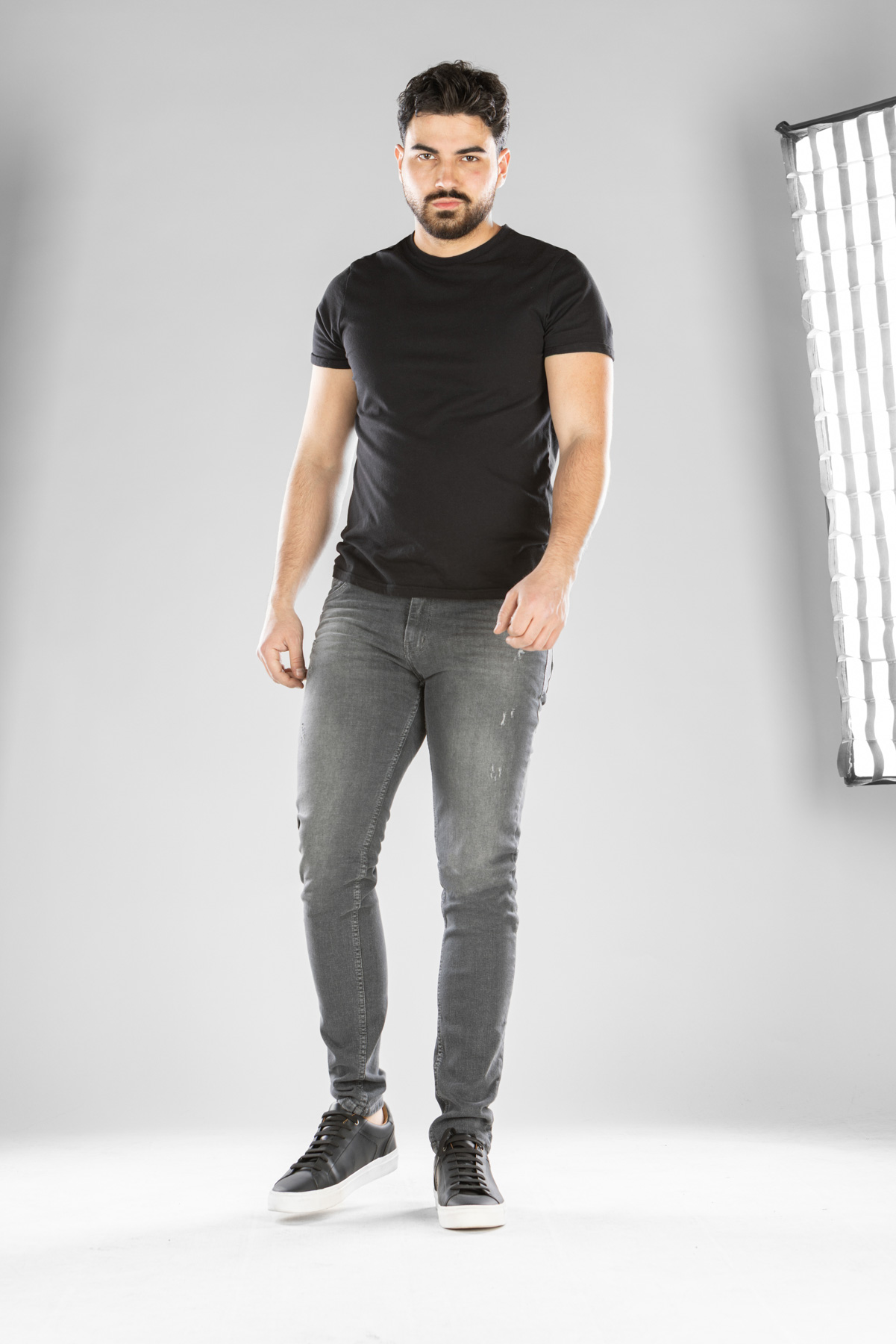 Muška teksas pantalona Art.2485 Siva