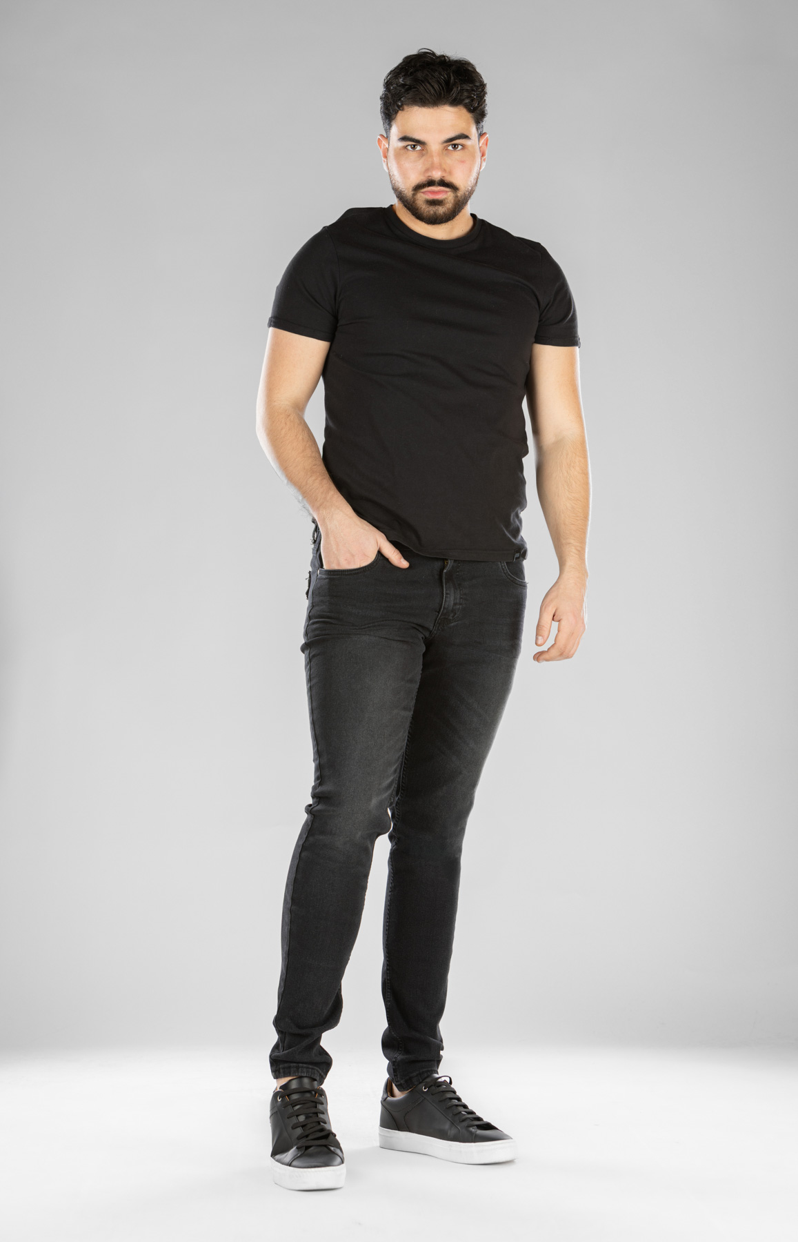 Muška teksas pantalona Art.2463 Crna