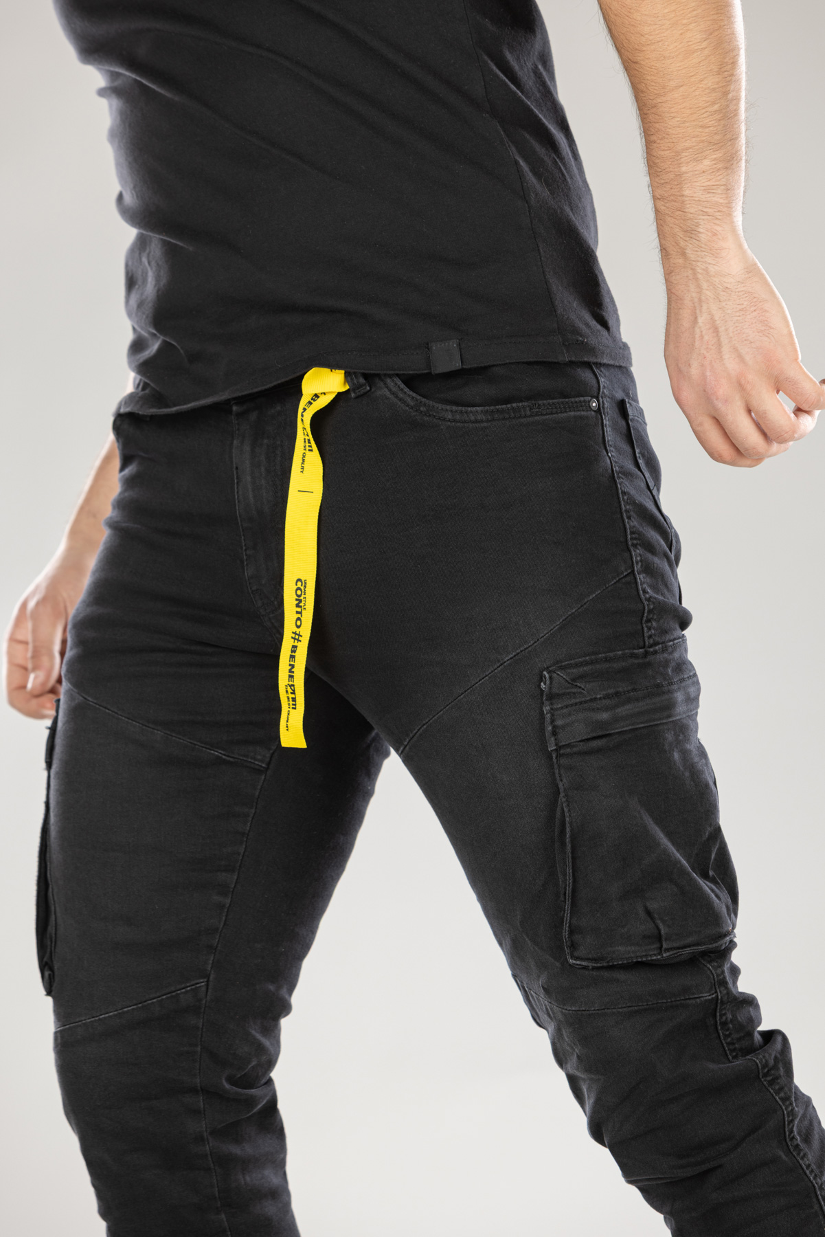 Muška teksas pantalona Art.2455 Crna