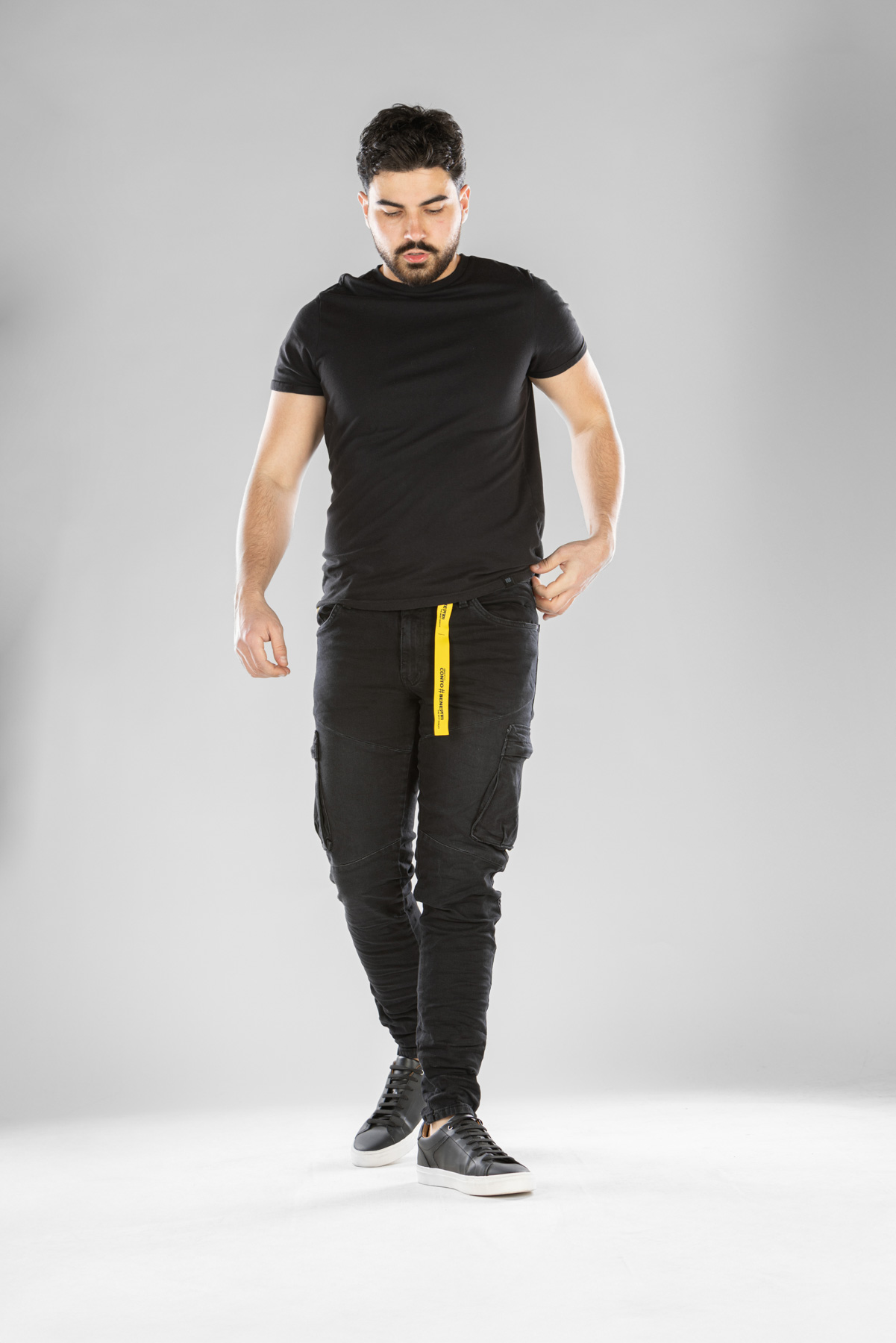 Muška teksas pantalona Art.2455 Crna