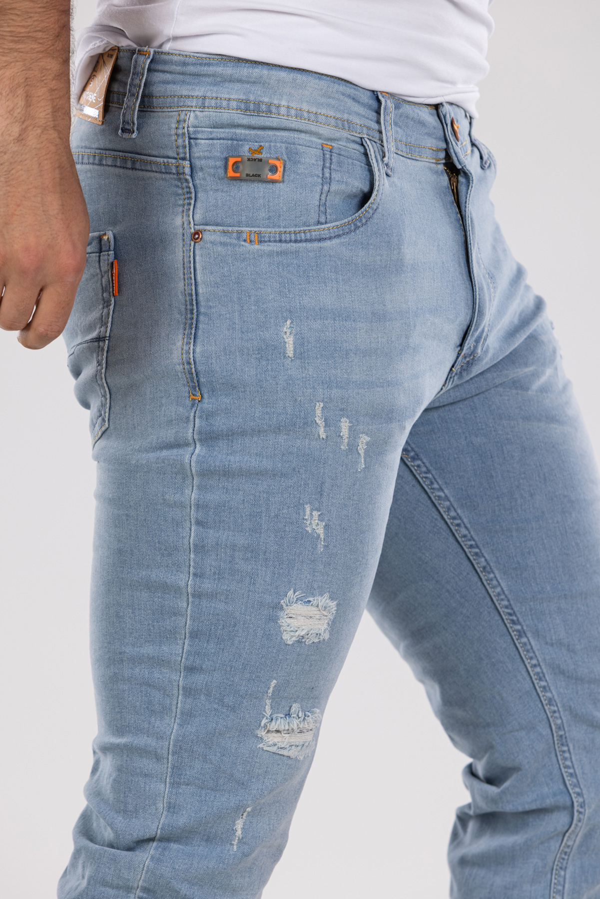Muška teksas pantalona Art.2499 Svetlo Plava