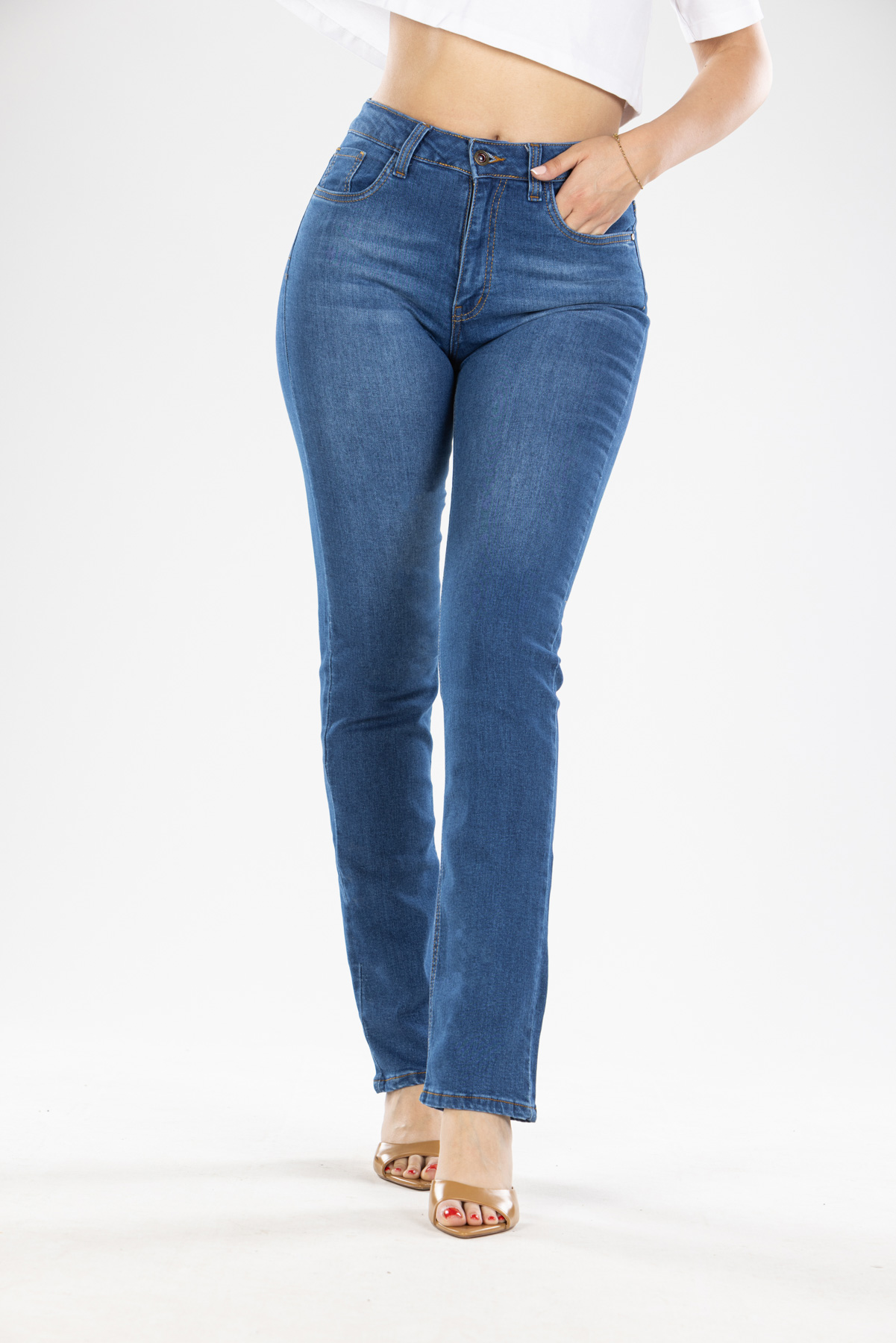 Ženska teksas pantalona Art.3308 Tamno plava