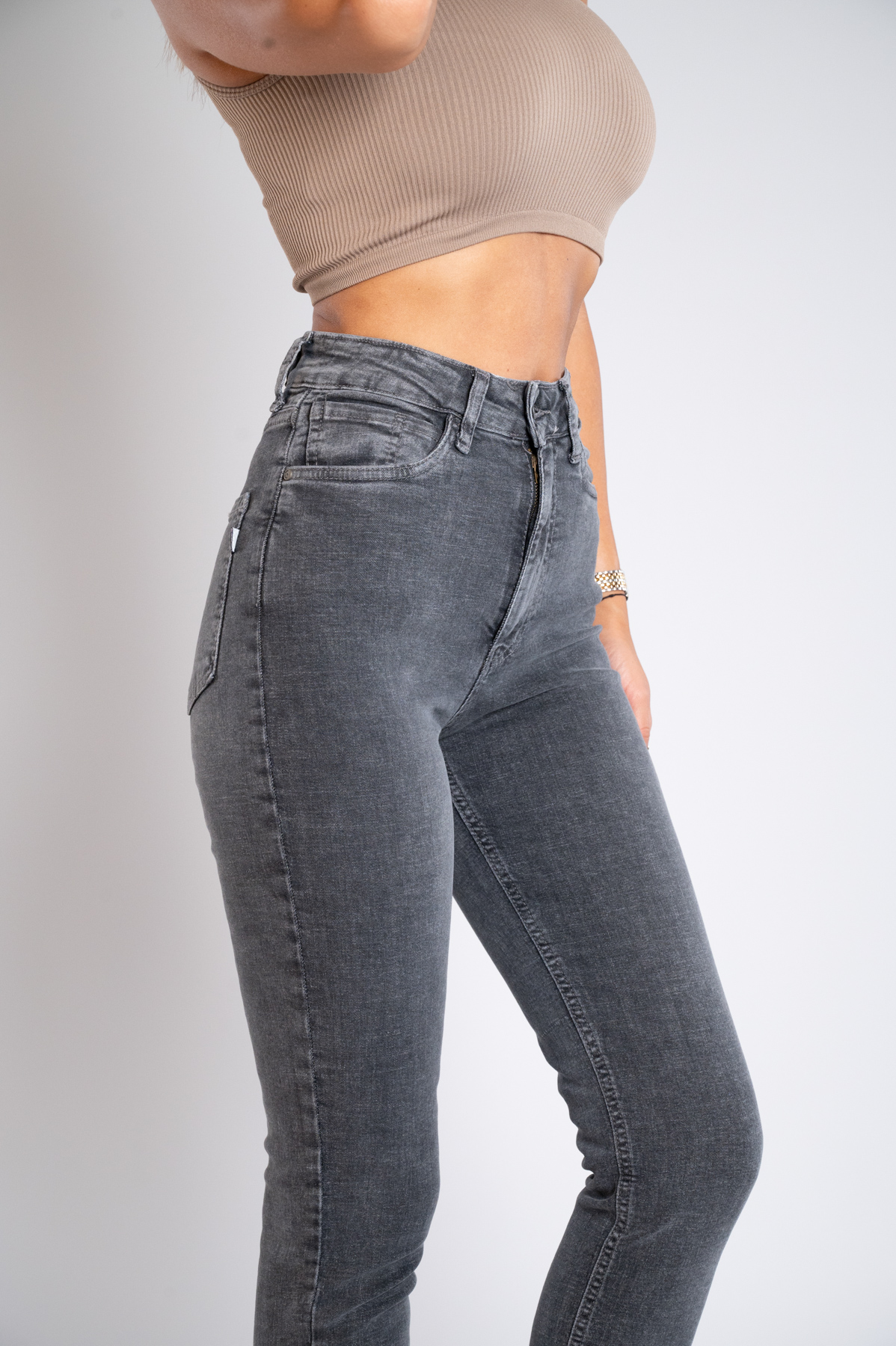 Ženska teksas pantalona Art.3339 Siva