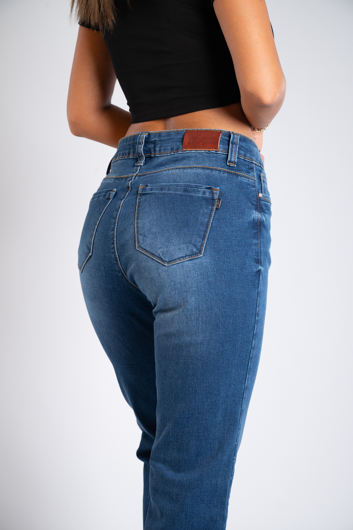 Ženska teksas pantalona Art.3343 Tamno plava
