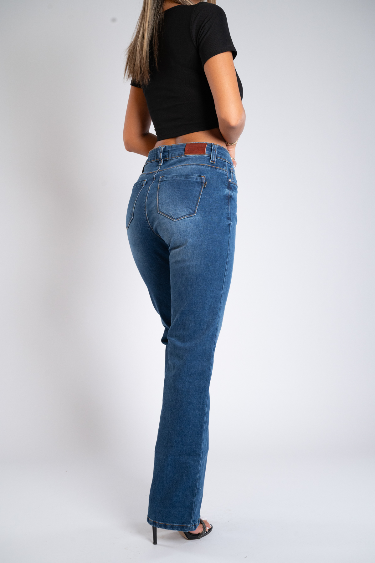 Ženska teksas pantalona Art.3343 Tamno plava