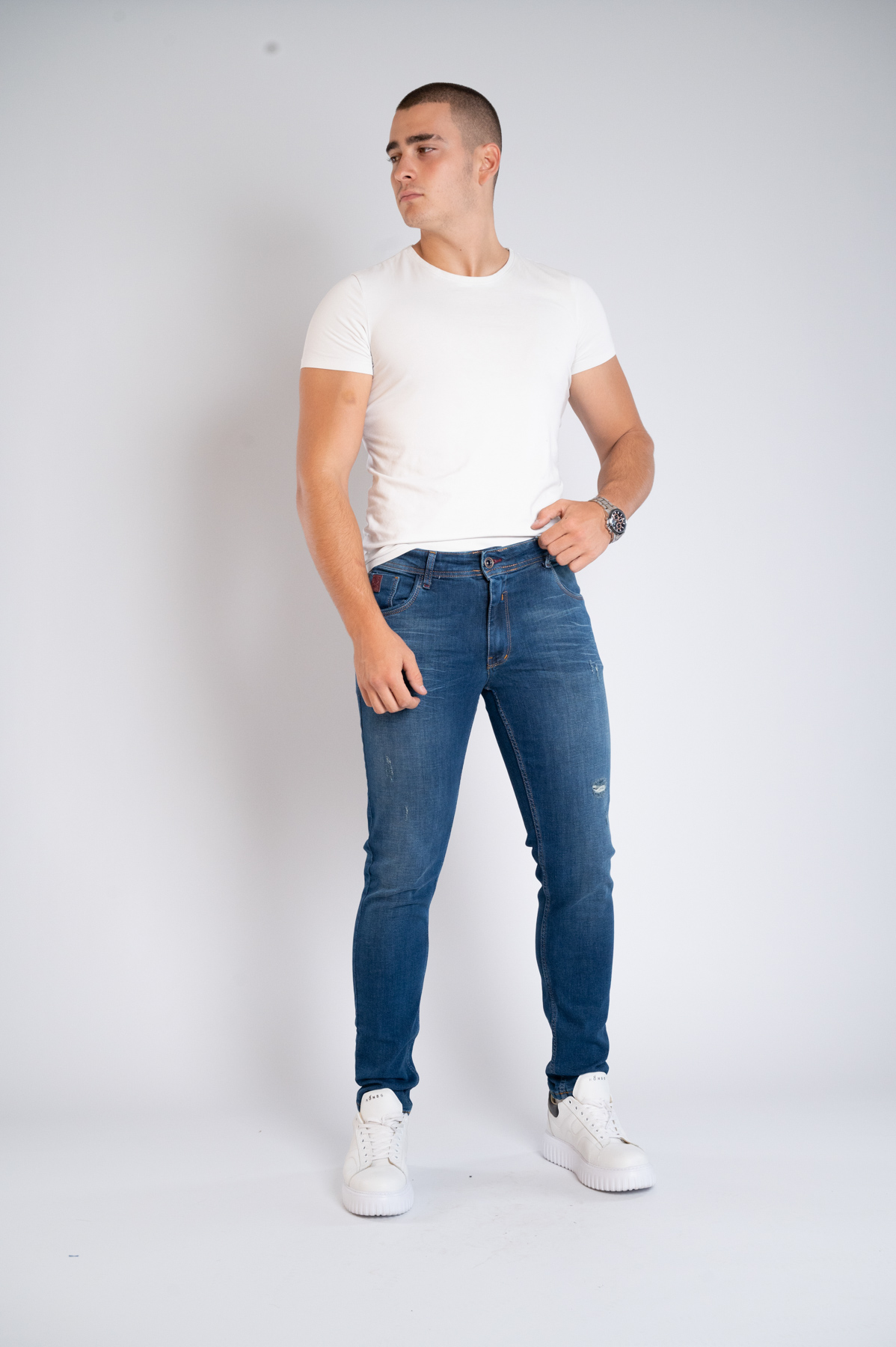 Muška teksas pantalona Art.2568 Tamno Plava L/32