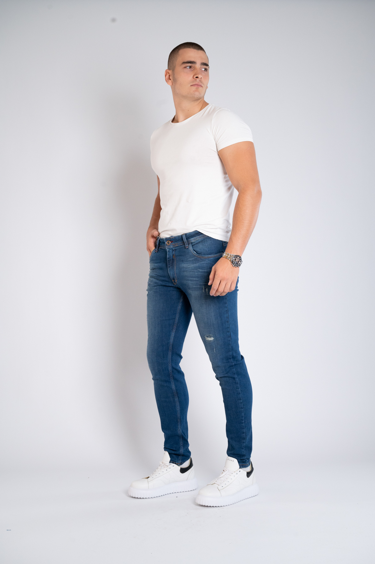 Muška teksas pantalona Art.2568 Tamno Plava L/32