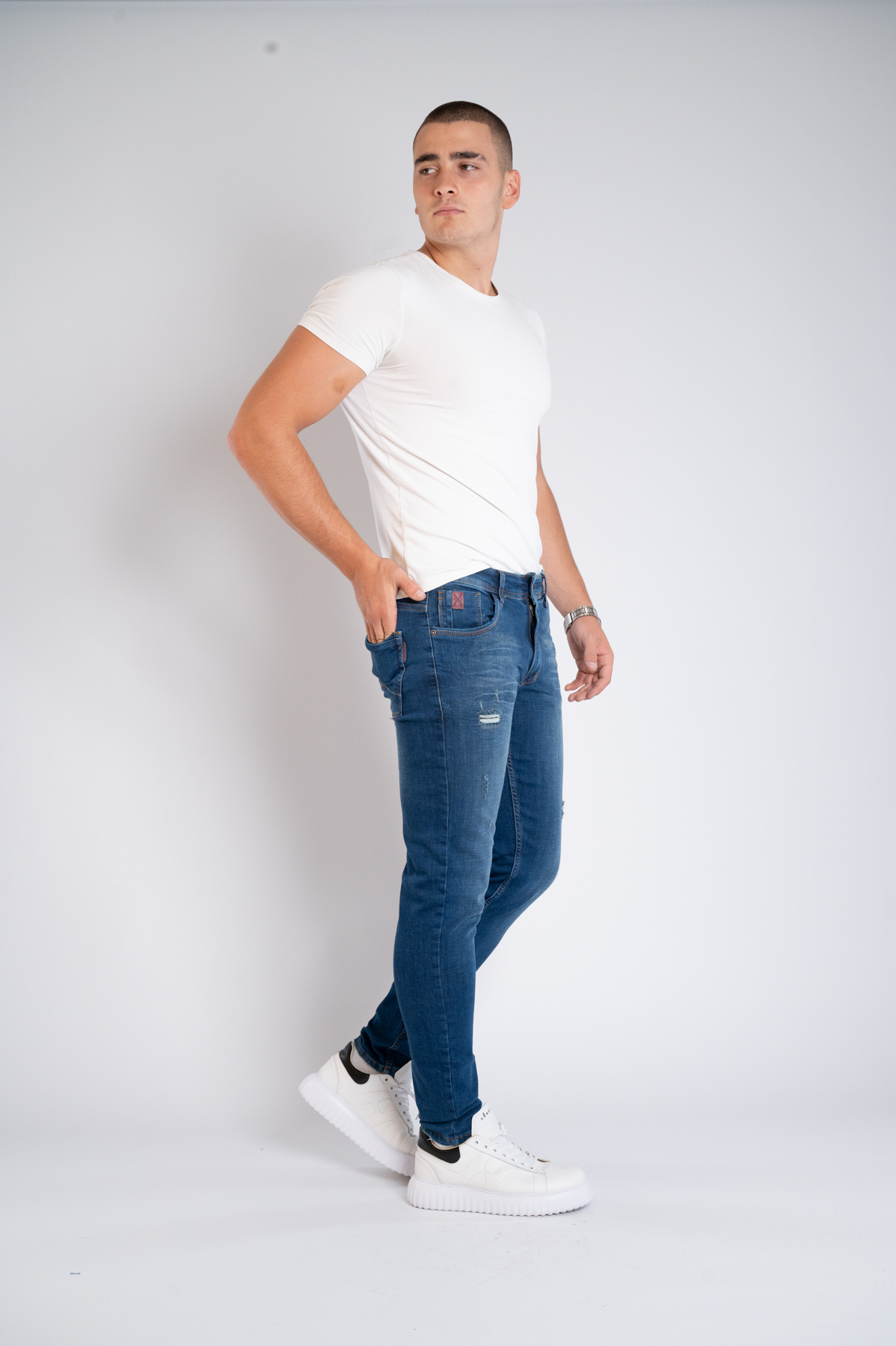 Muška teksas pantalona Art.2568 Tamno Plava L/32