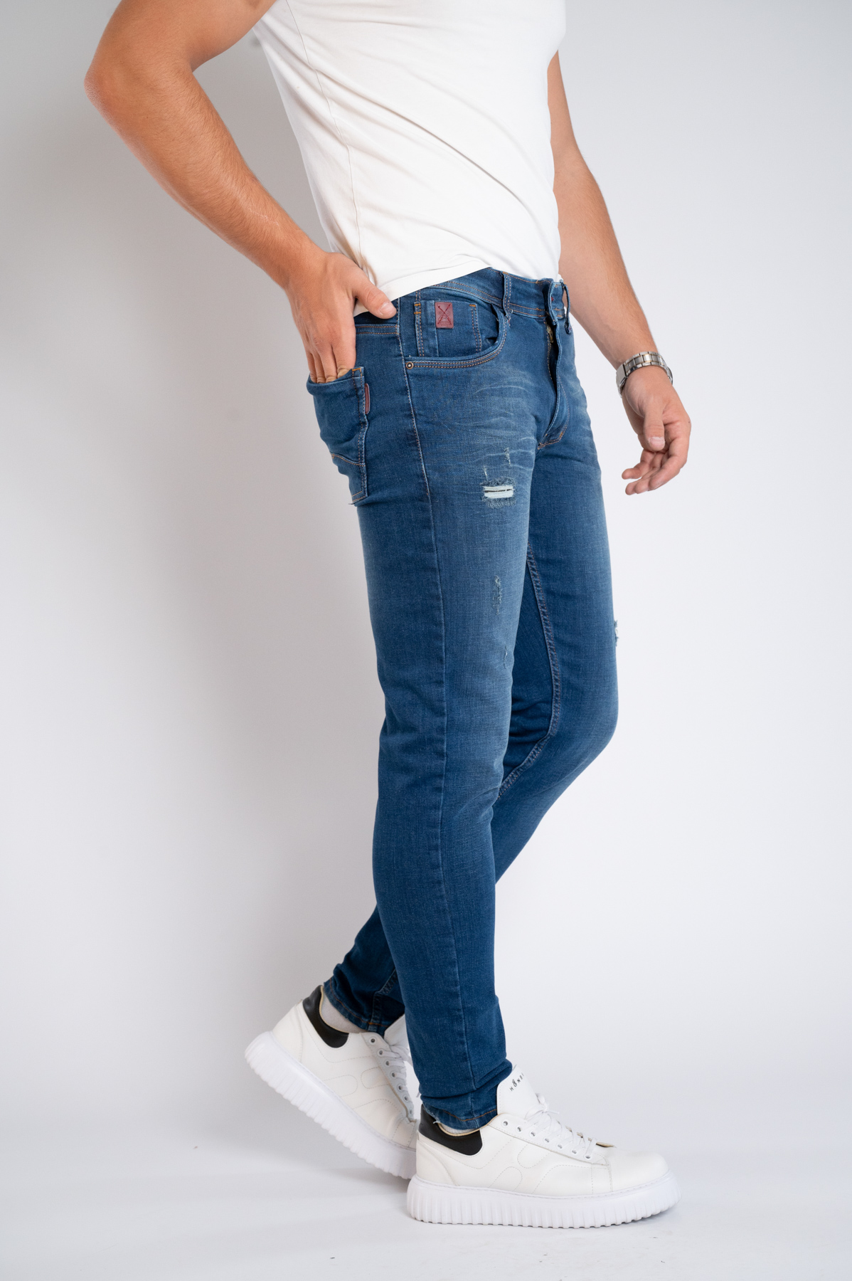 Muška teksas pantalona Art.2568 Tamno Plava L/32