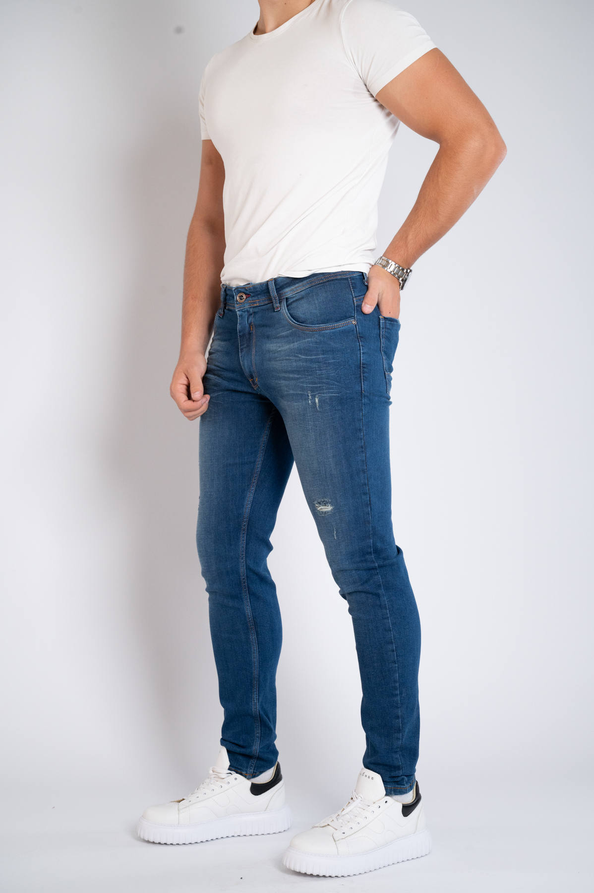 Muška teksas pantalona Art.2568 Tamno Plava L/32