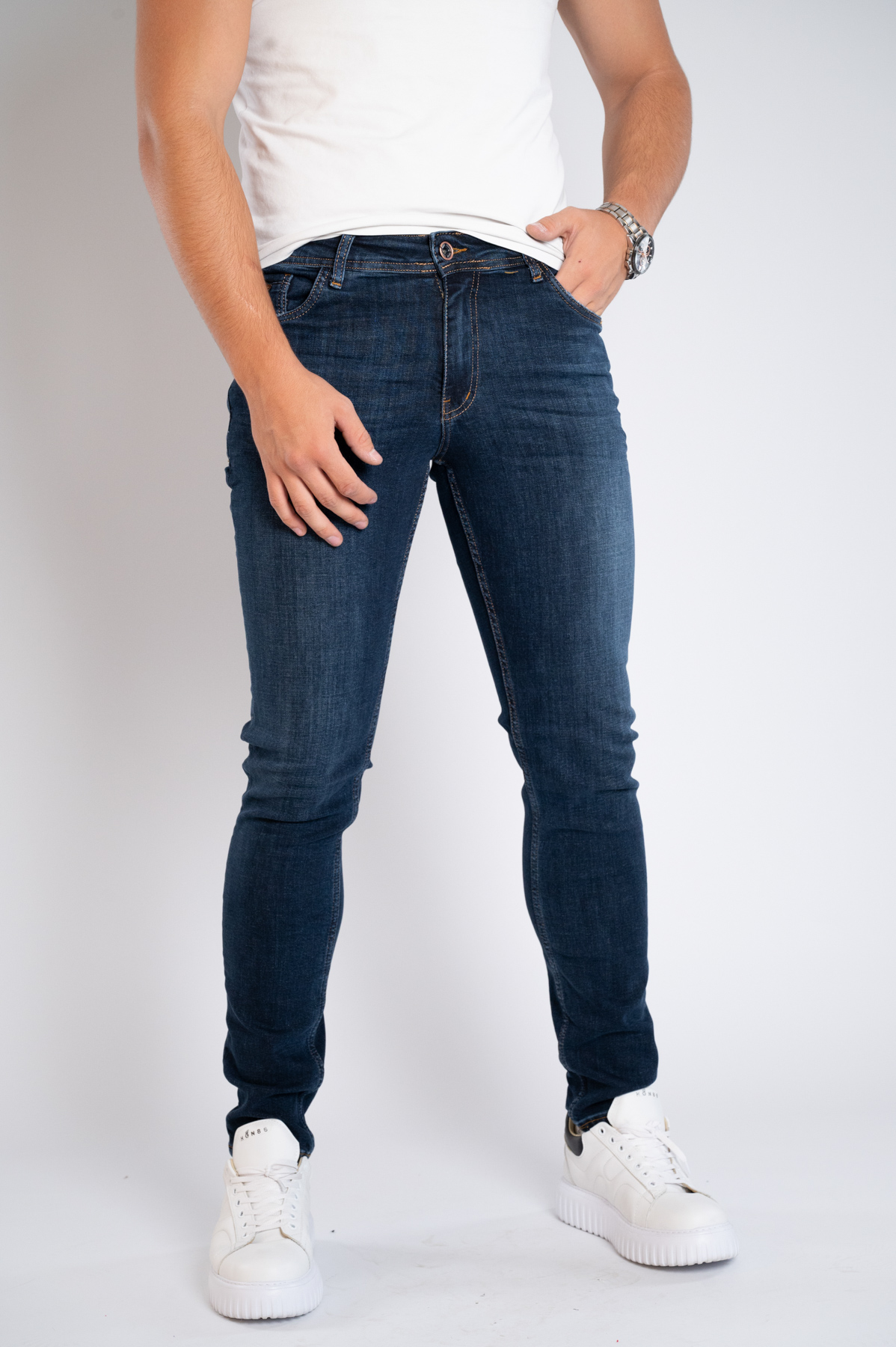 Muška teksas pantalona Art.2618 Tamno Plava L/32