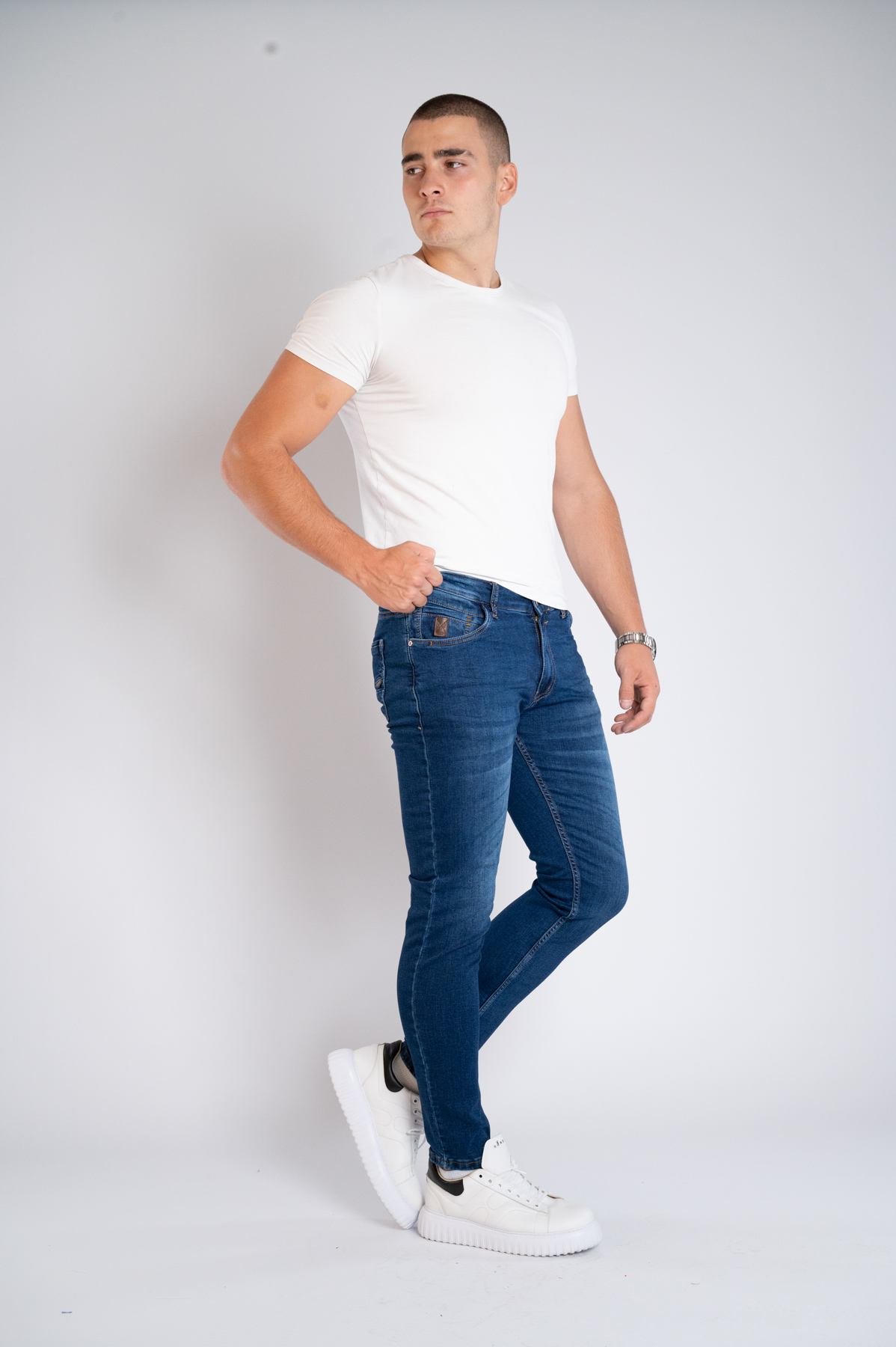 Muška teksas pantalona Art.2584 Tamno Plava L/30