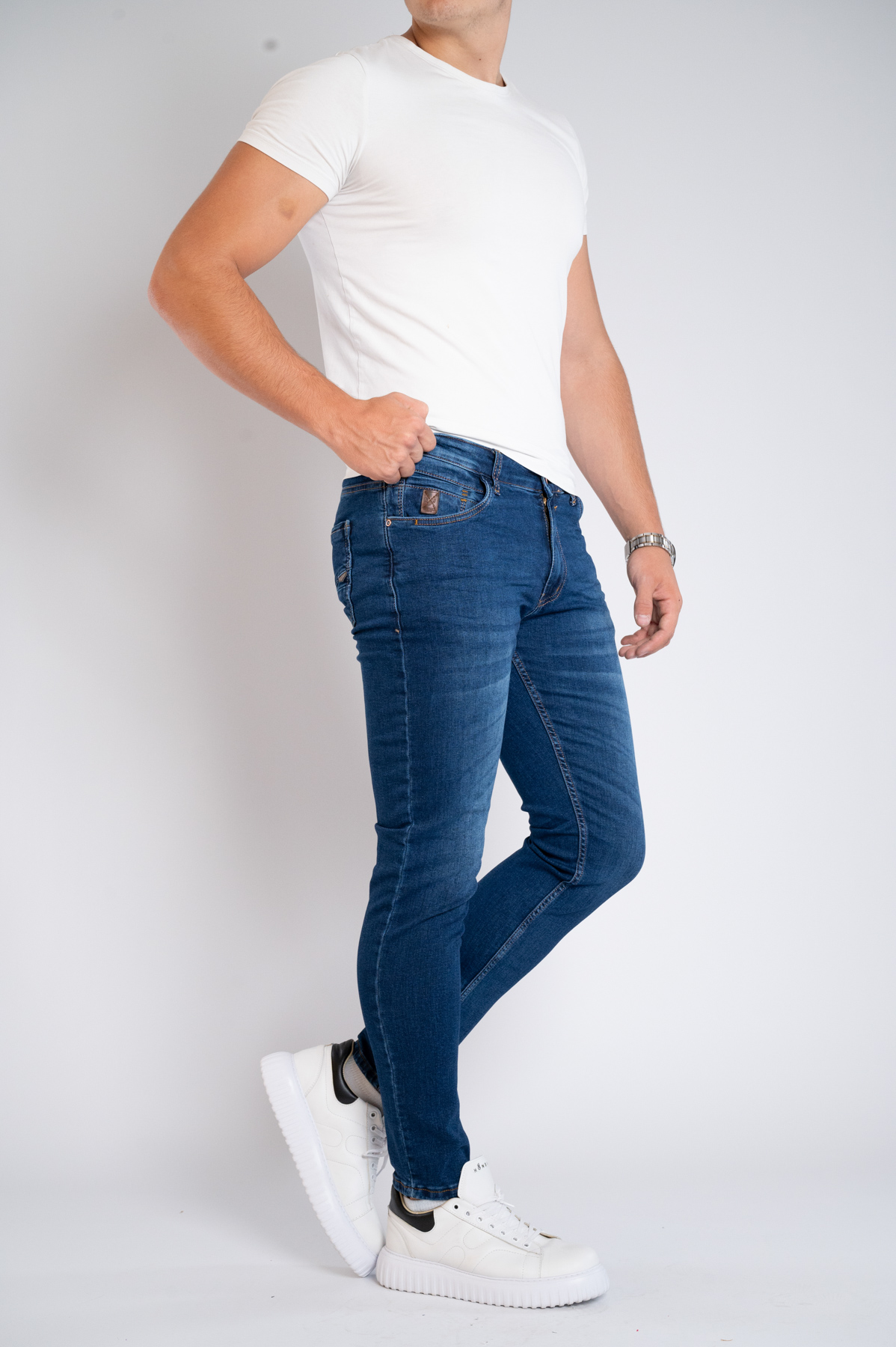 Muška teksas pantalona Art.2584 Tamno Plava L/30
