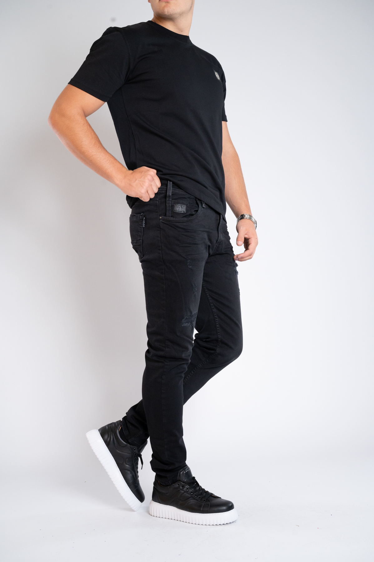 Muška teksas pantalona Art.2569 Crna L/32