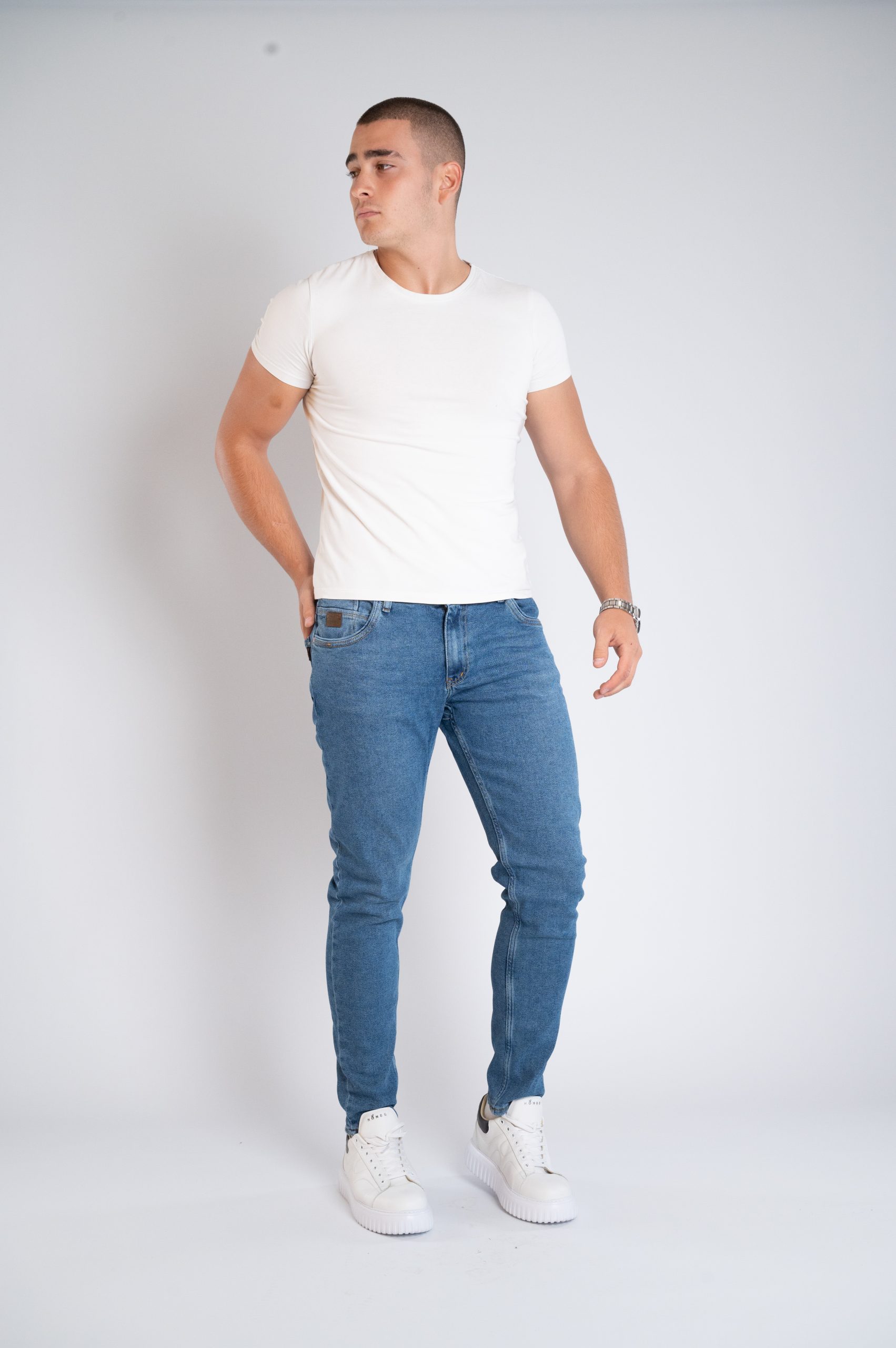Muška teksas pantalona Art.2591 Svetlo Plava