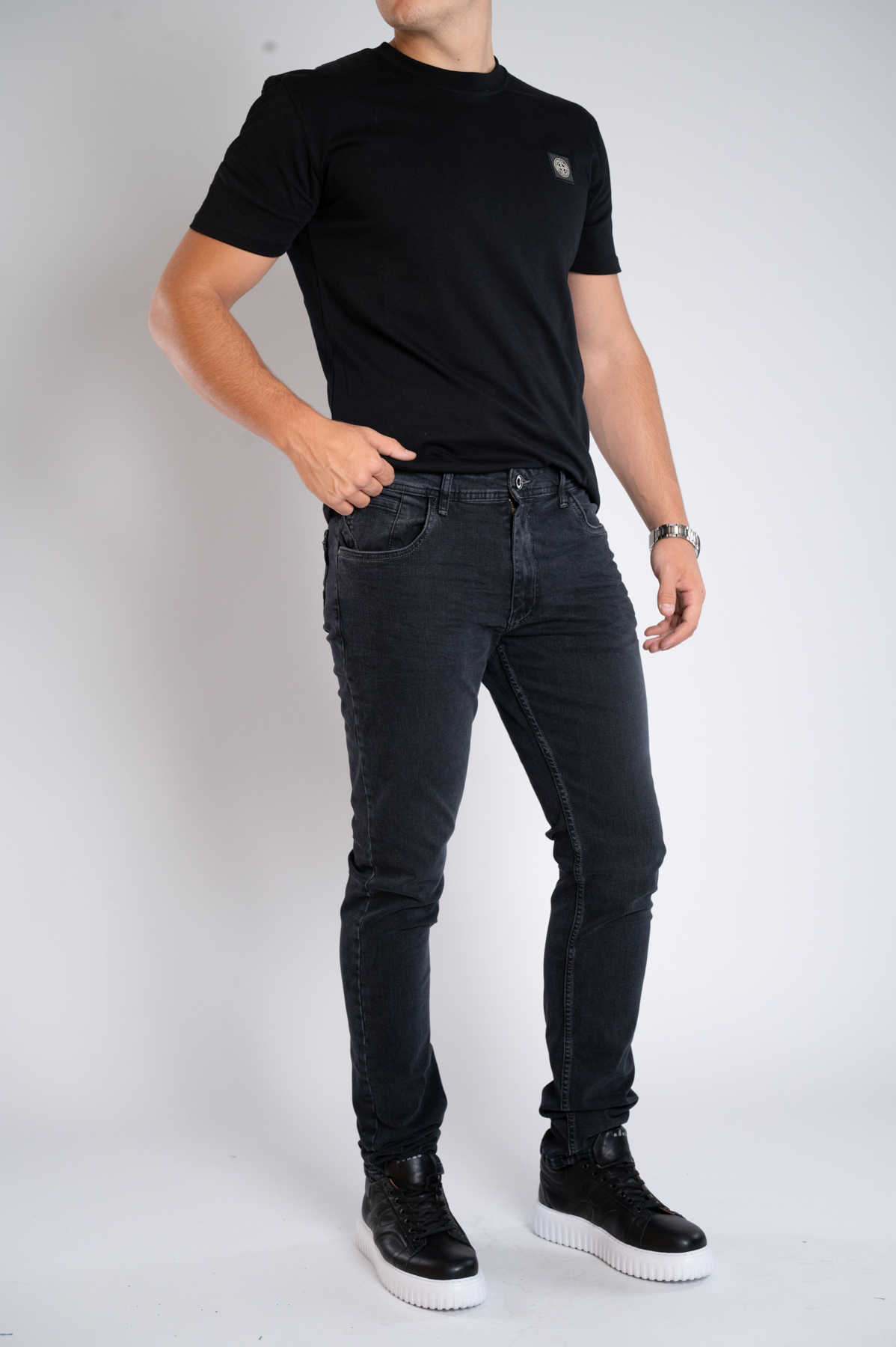 Muška teksas pantalona Art.2612 Crna L/36