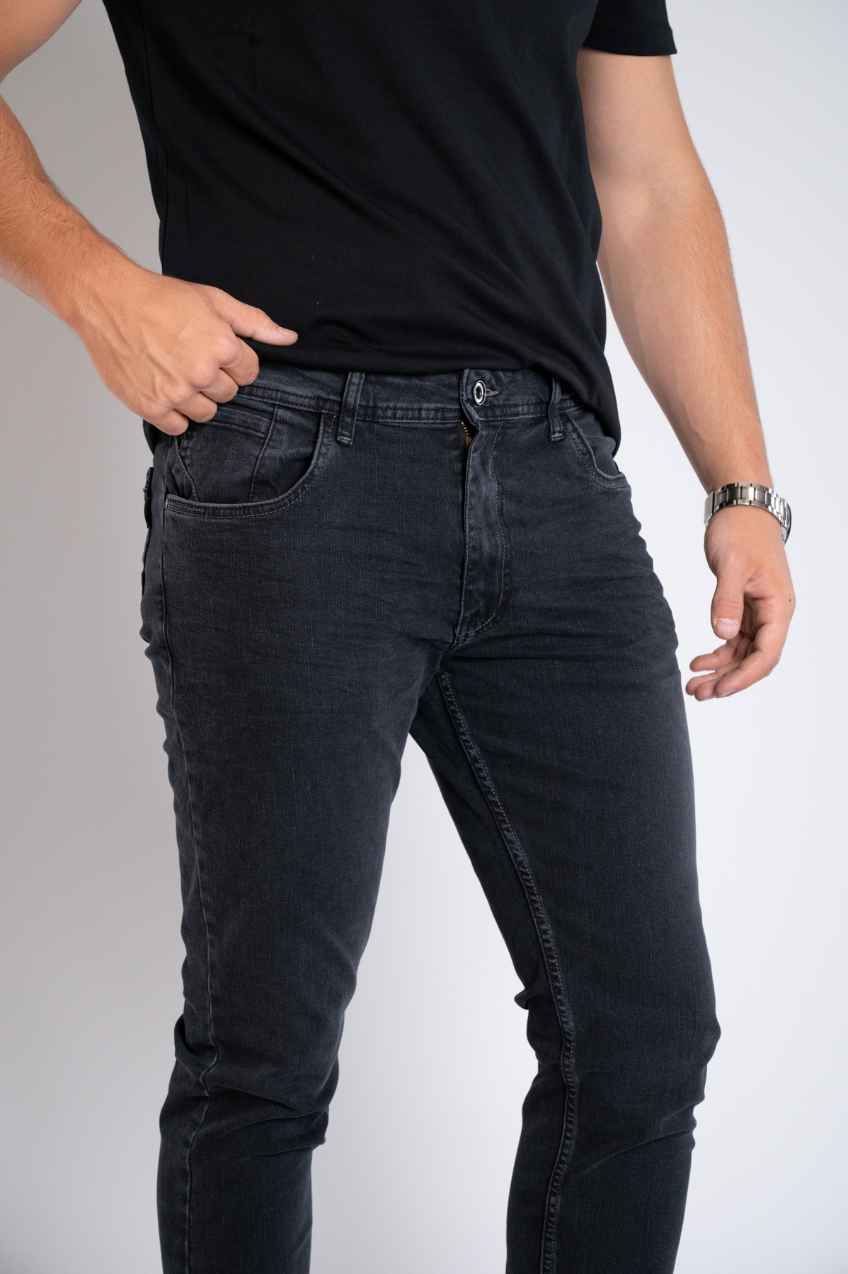 Muška teksas pantalona Art.2612 Crna L/36