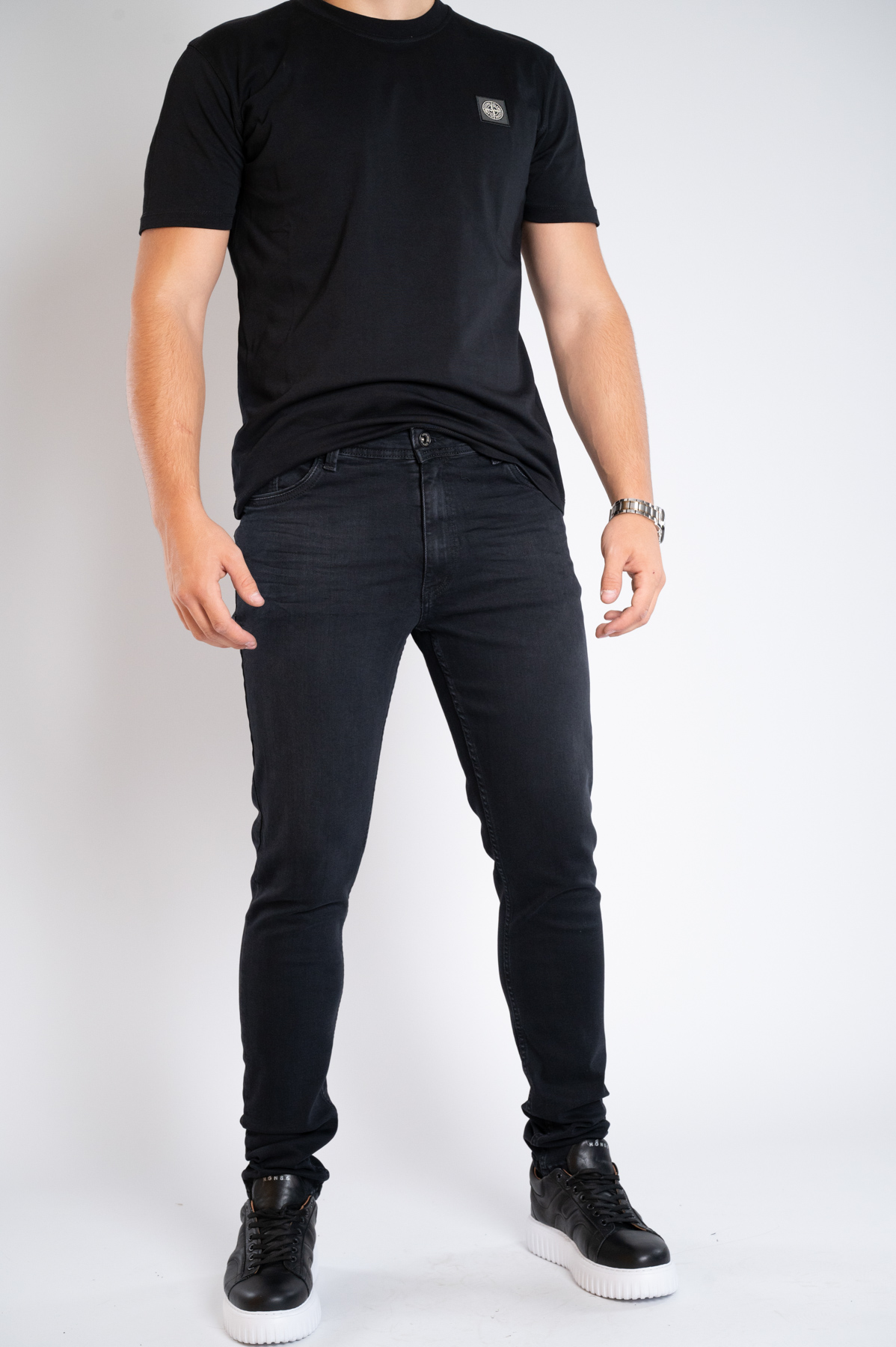 Muška teksas pantalona Art.2593 Crna L/32