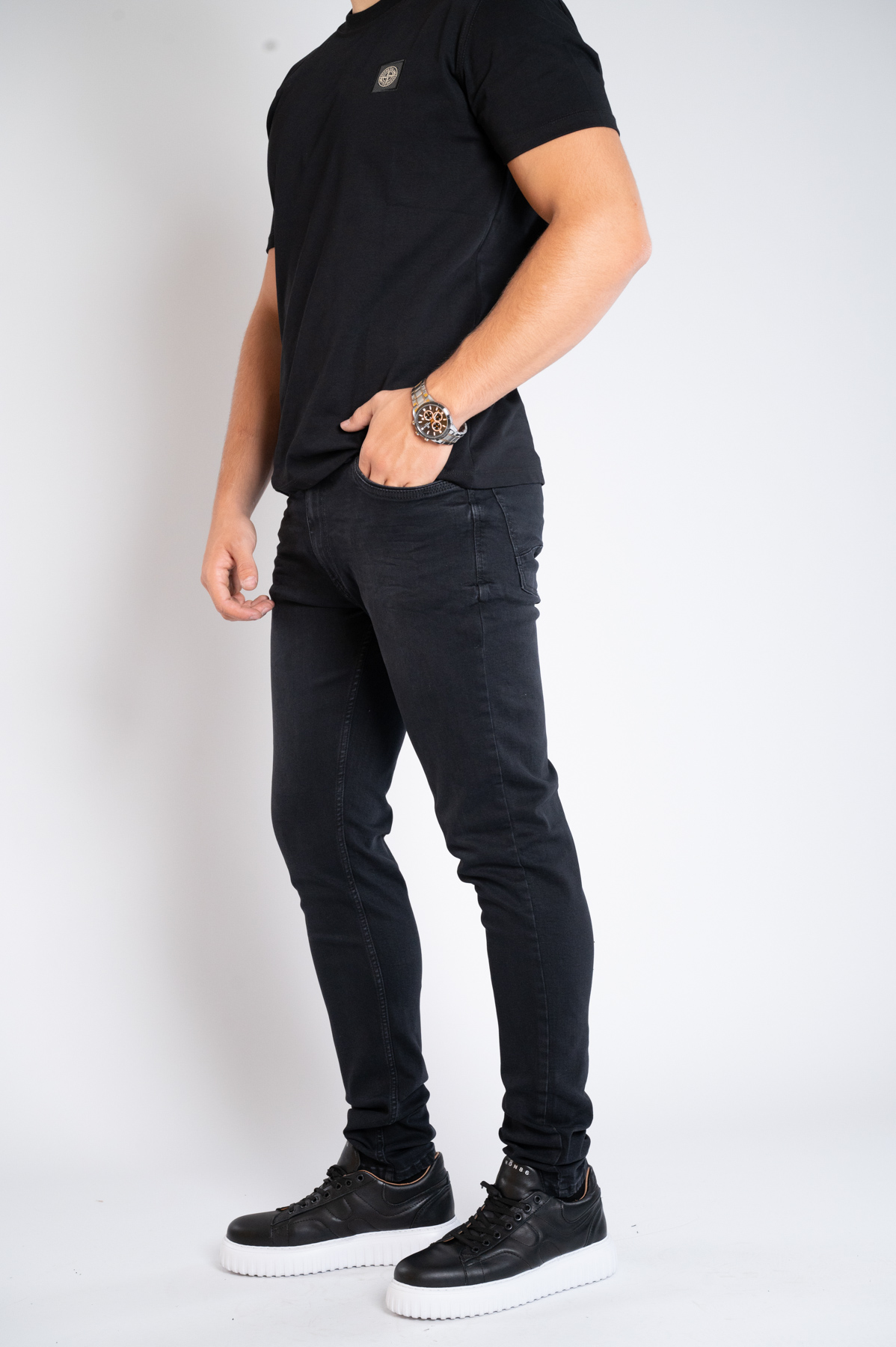Muška teksas pantalona Art.2593 Crna L/32