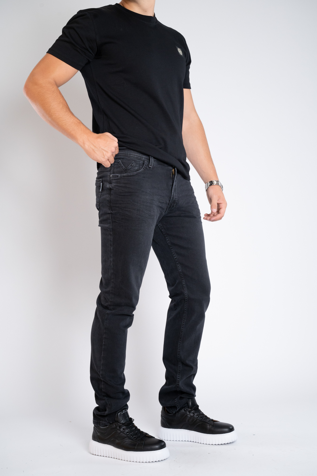 Muška teksas pantalona Art.2579 Tamno siva L/34