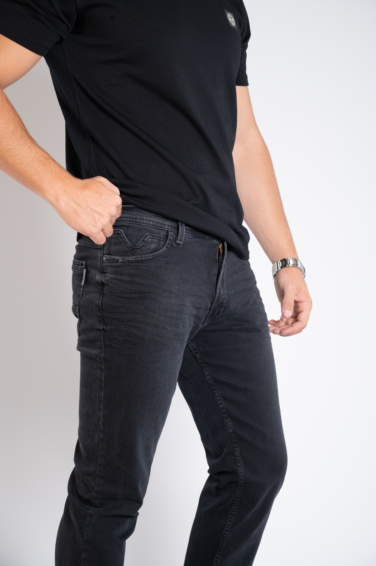 Muška teksas pantalona Art.2579 Tamno siva L/34