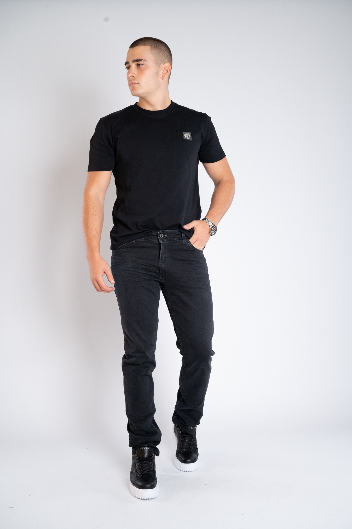 Muška teksas pantalona Art.2579 Tamno siva L/34