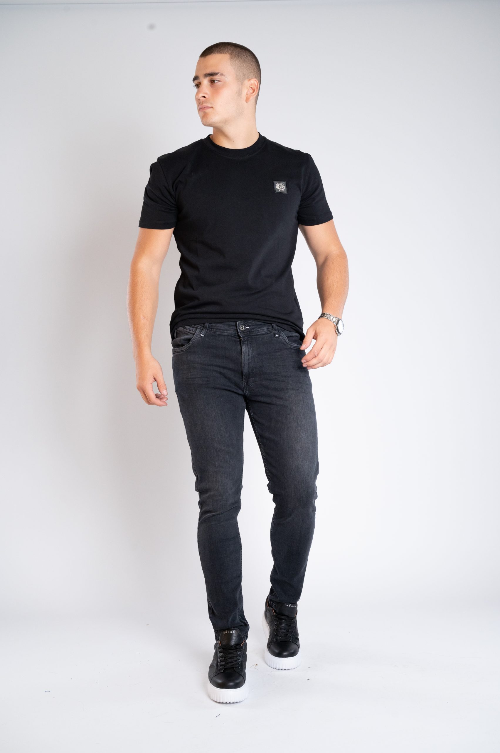 Muška teksas pantalona Art.2607 Tamno siva L/32