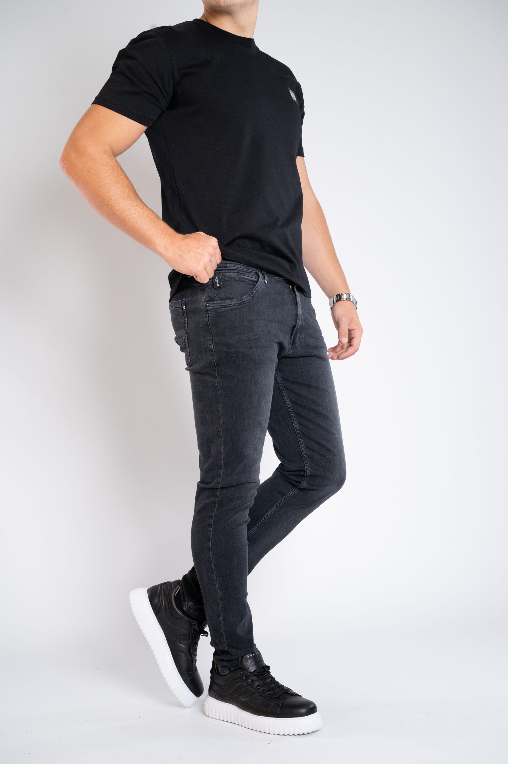 Muška teksas pantalona Art.2607 Tamno siva L/32