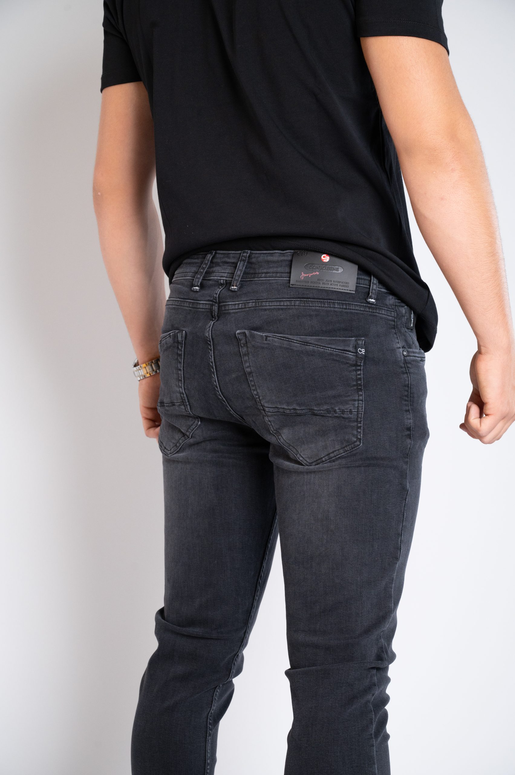 Muška teksas pantalona Art.2607 Tamno siva L/32