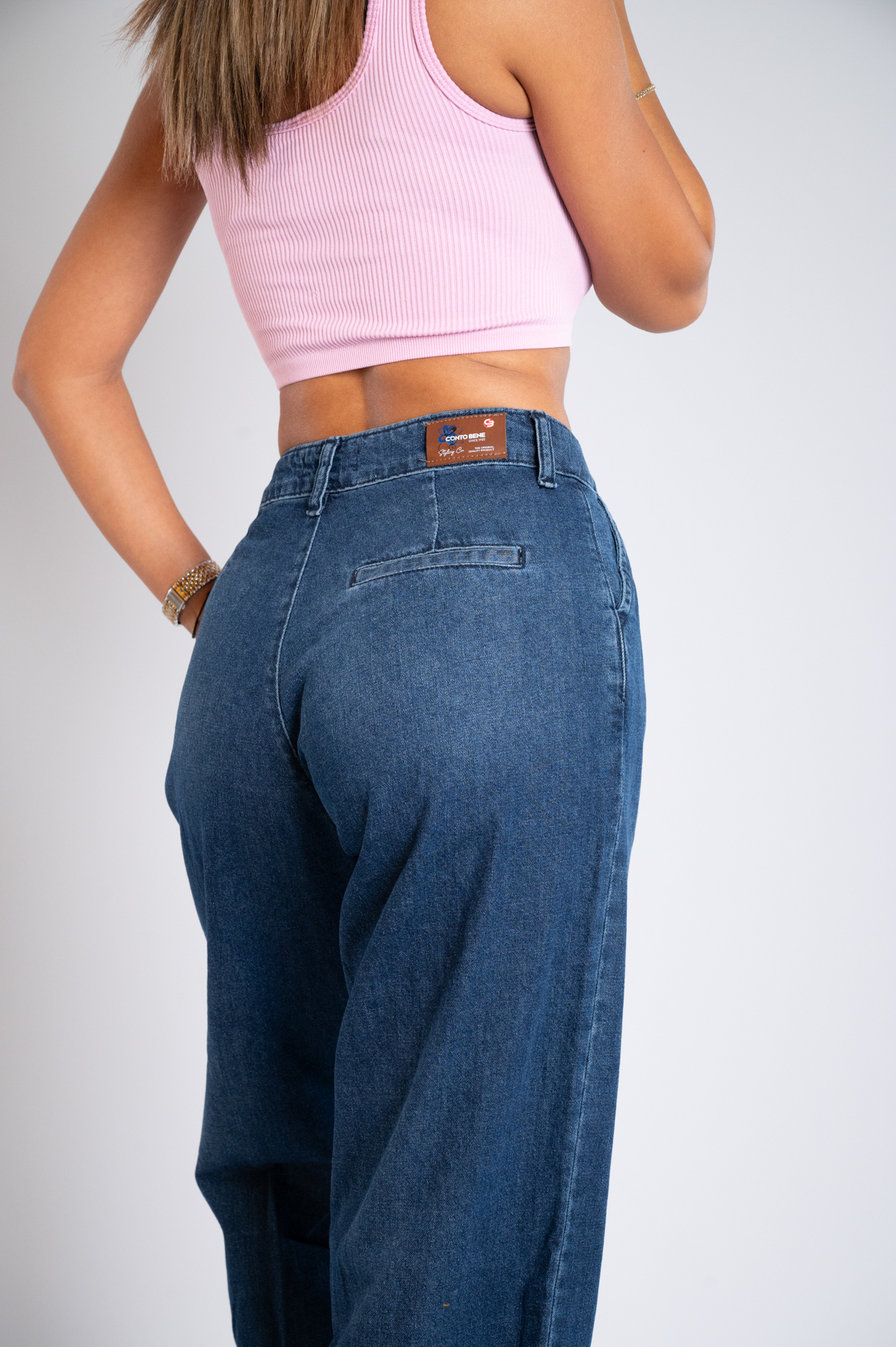Ženska teksas pantalona Art.3348 Tamno plava