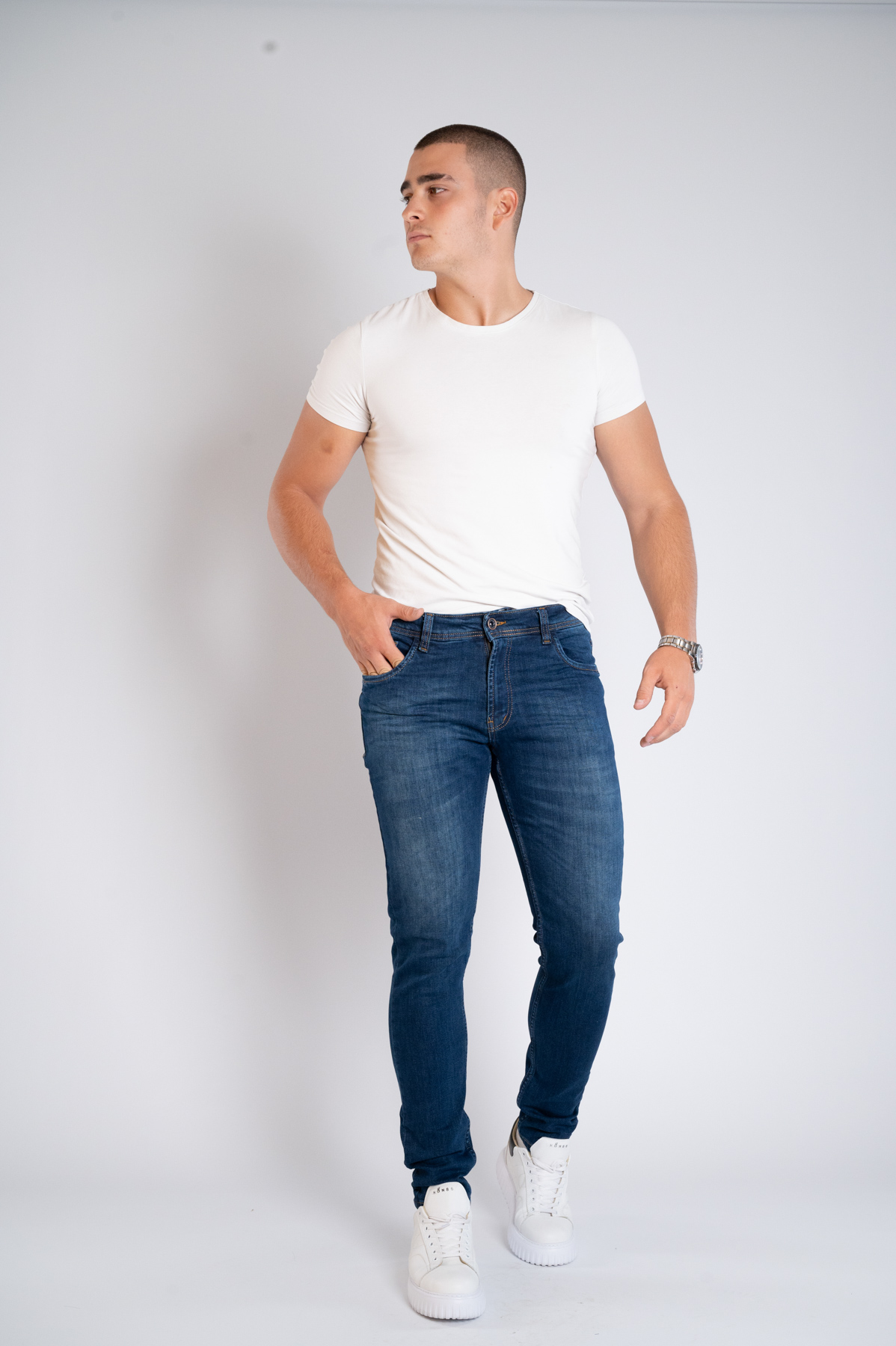 Muška teksas pantalona Art.2592 Tamno Plava L/33