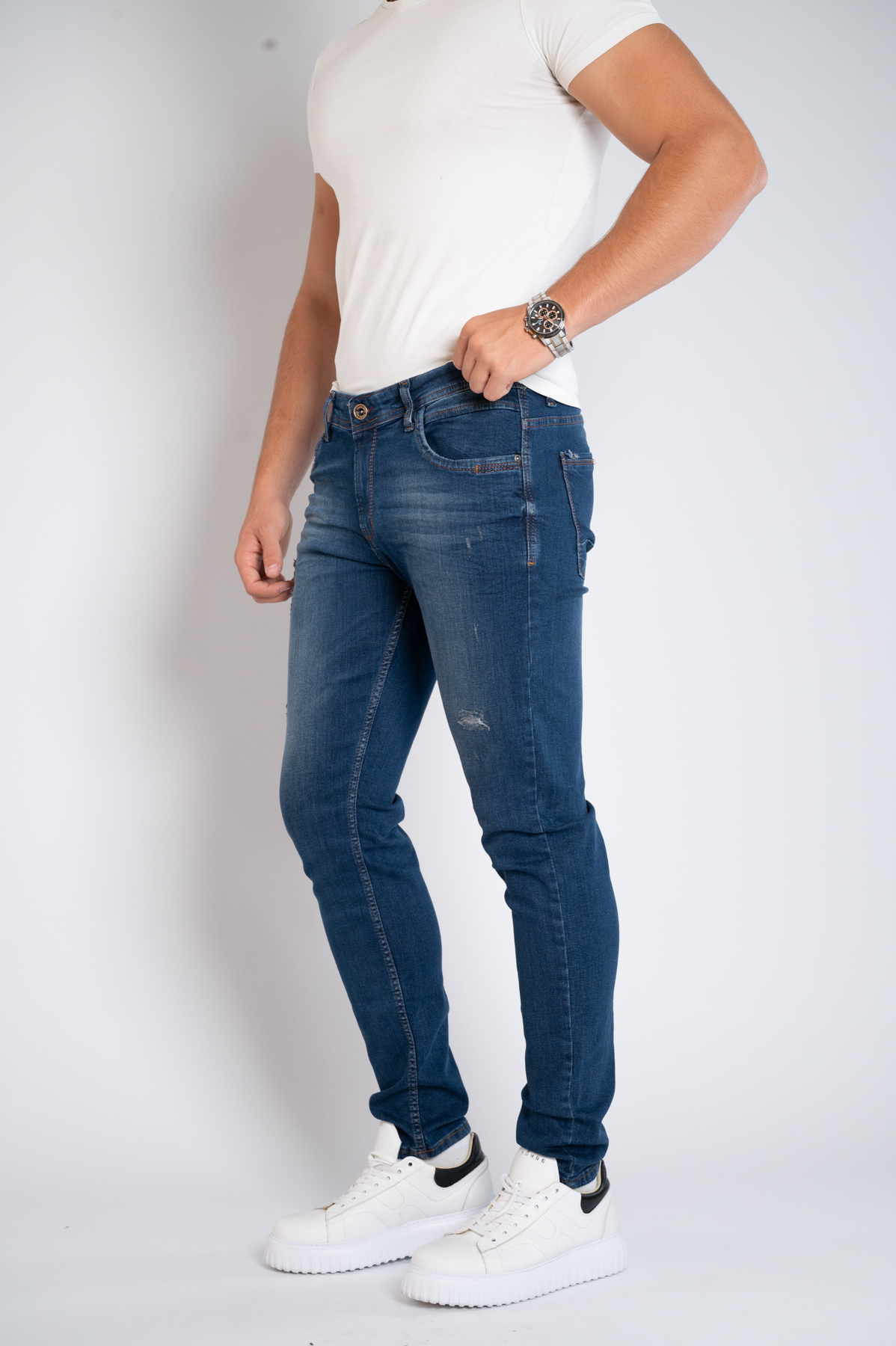 Muška teksas pantalona Art.2608 Tamno Plava