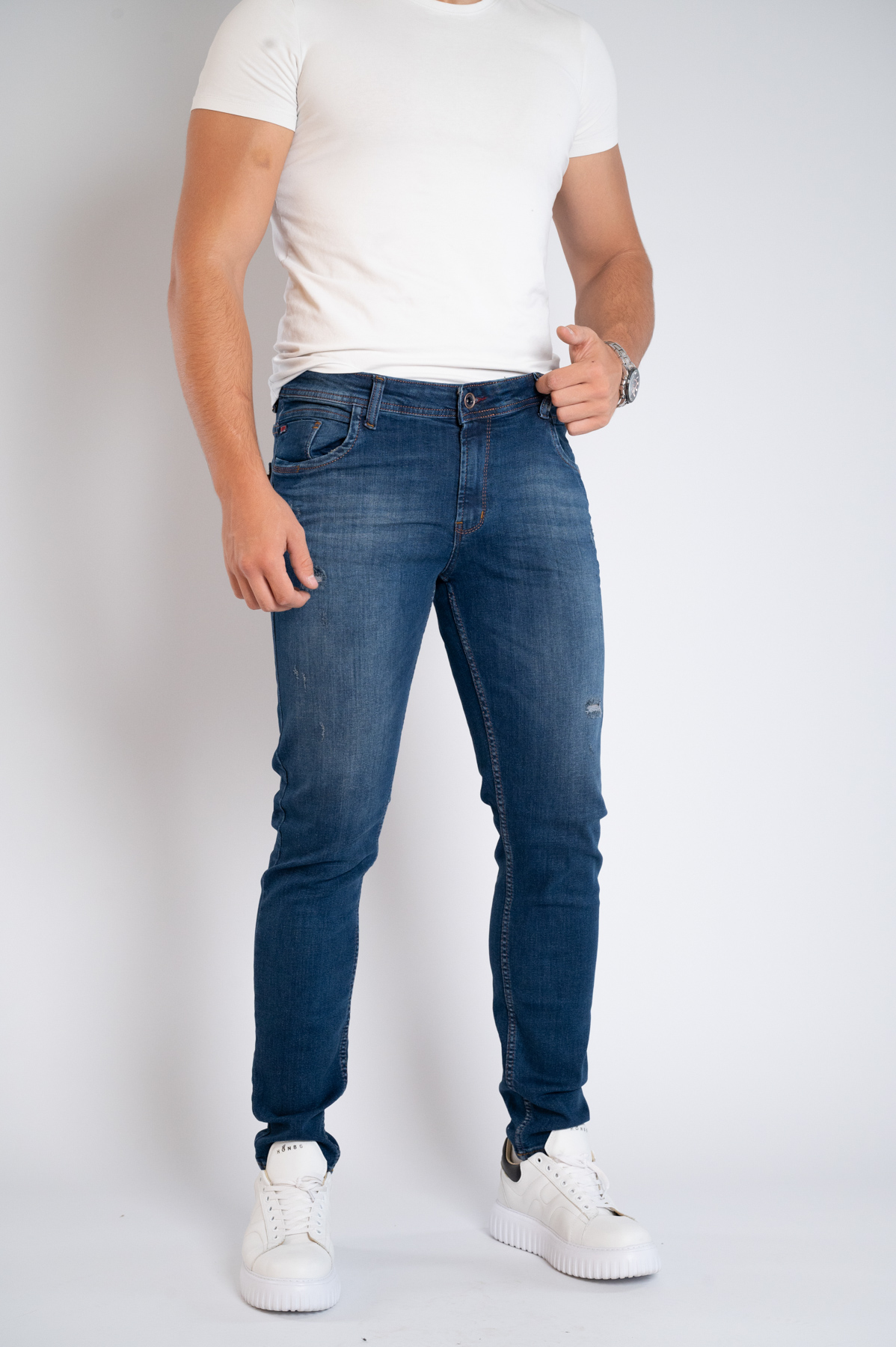 Muška teksas pantalona Art.2608 Tamno Plava