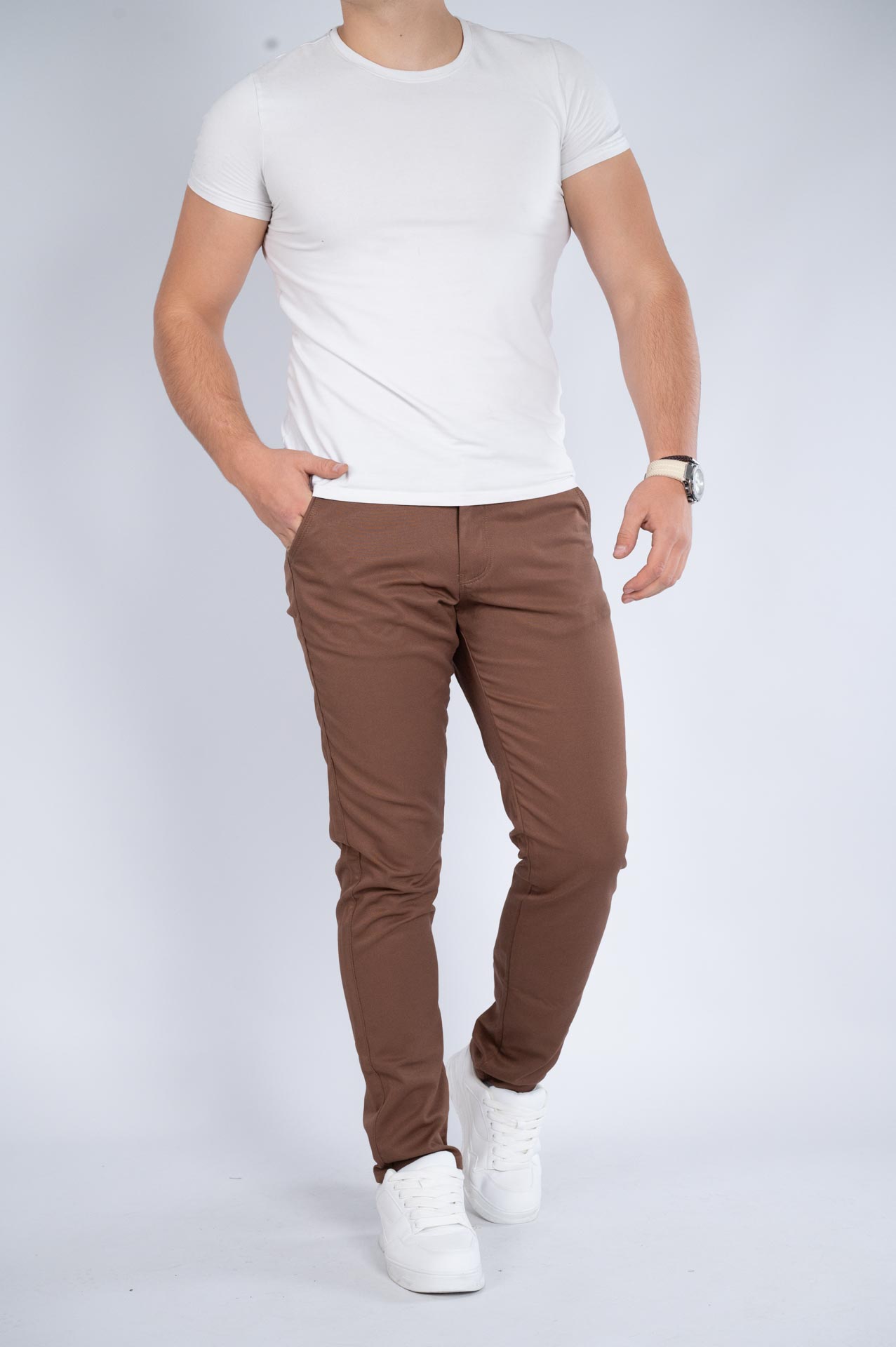 Muška Keper pantalona Art.1644 Braon L/34
